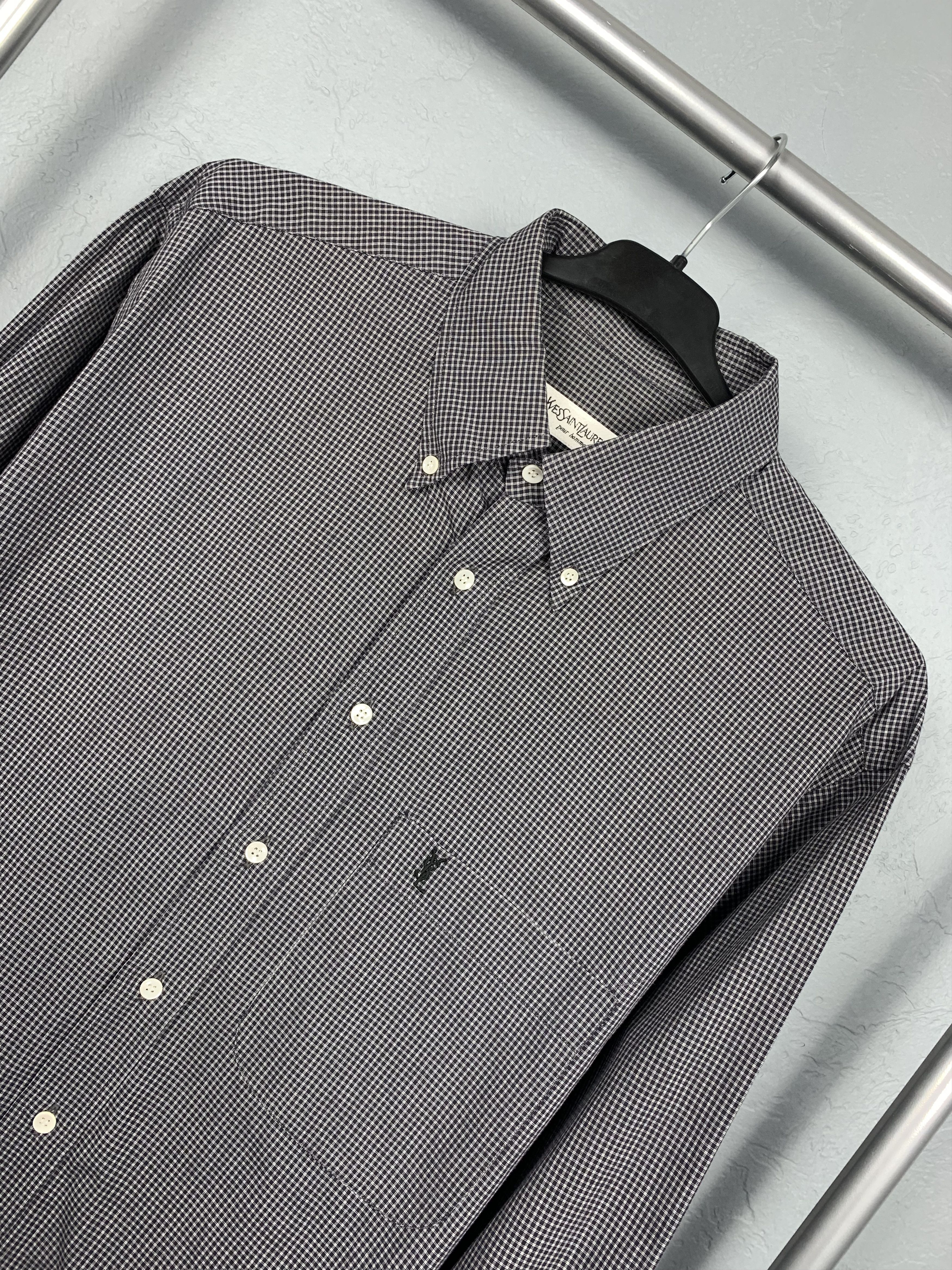 Yves Saint Laurent Yves Saint Laurent YSL men's long sleeve shirt Size US L / EU 52-54 / 3 - 2 Thumbnail