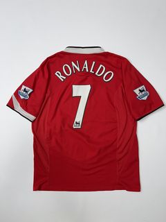 Nike Manchester United Ronaldo Jersey soccer Long Sleeve Shirt 07/09 #7  Size M