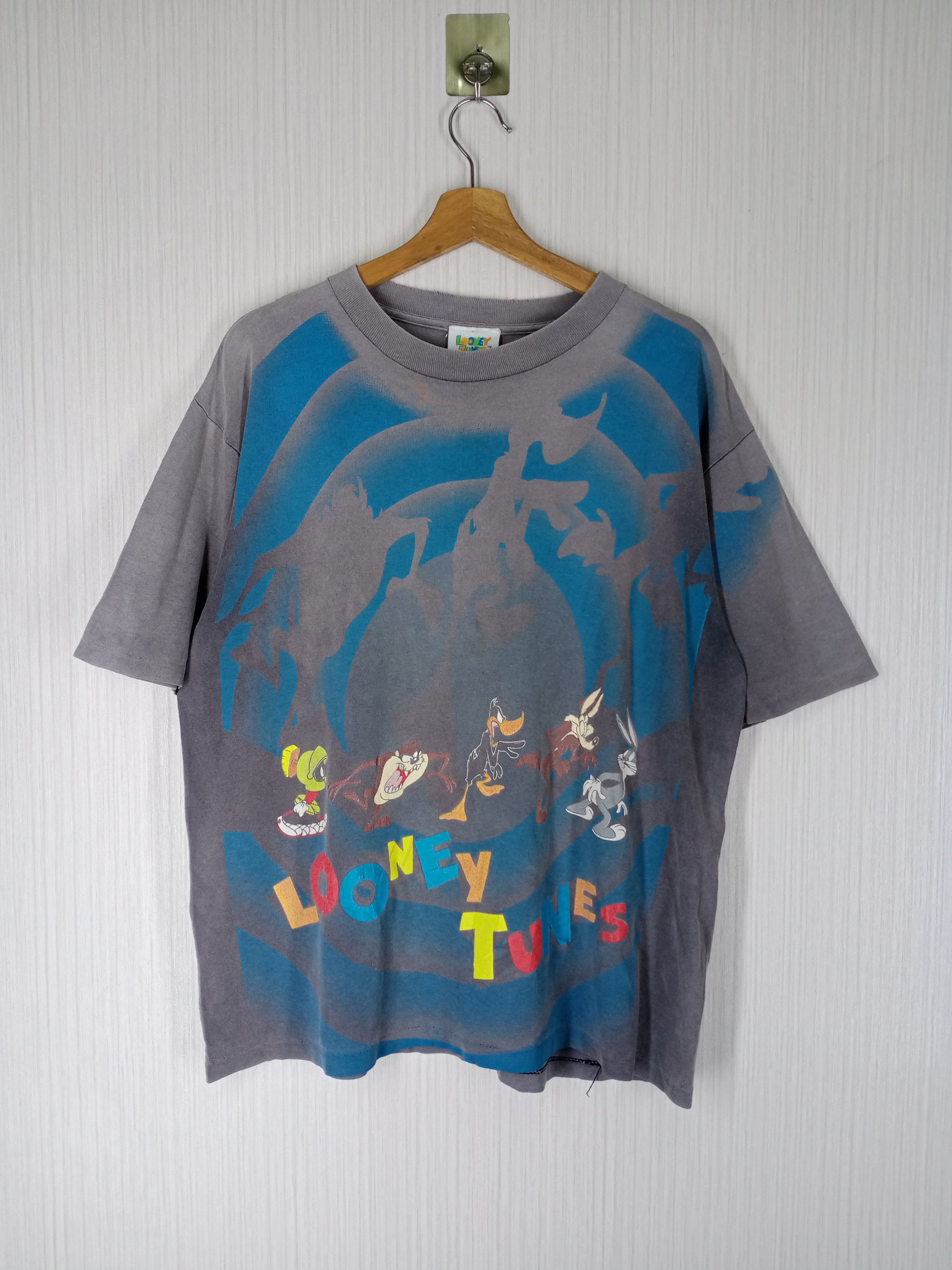 Cartoon Network Vintage 90s Looney Tunes Full Print Tshirt Size US L / EU 52-54 / 3 - 1 Thumbnail