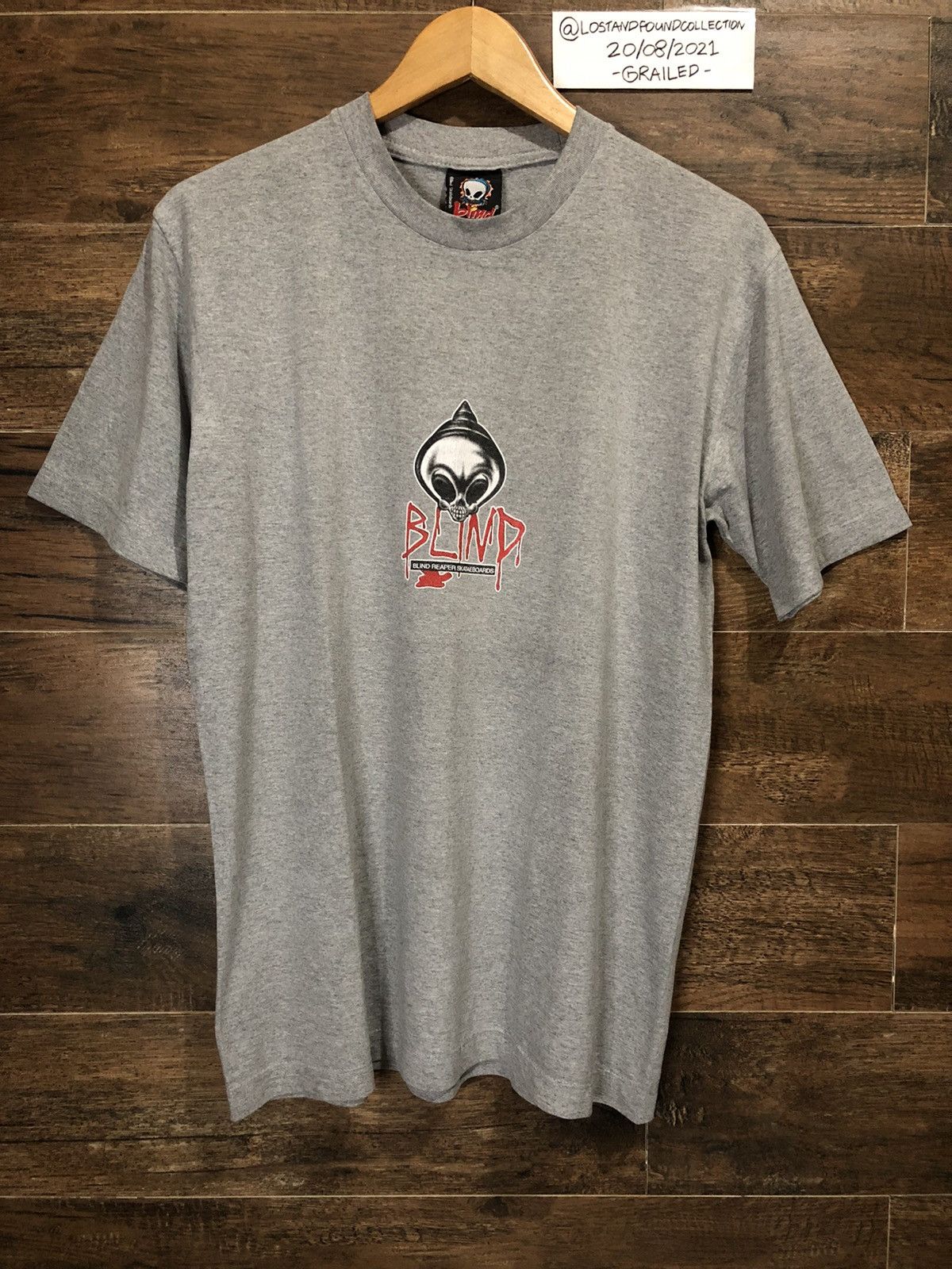 Hook-Ups × Powell Peralta × Vintage Vintage Blind Skateboards Death Squad T Shirt Size US M / EU 48-50 / 2 - 3 Thumbnail