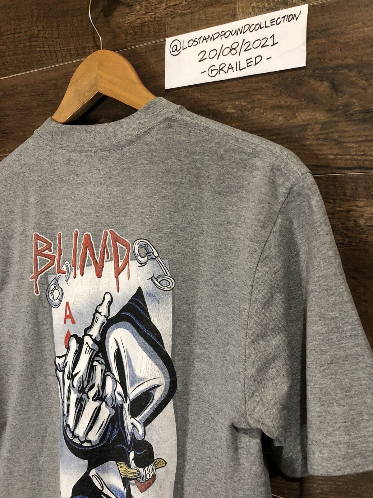 Hook-Ups × Powell Peralta × Vintage Vintage Blind Skateboards Death Squad T Shirt Size US M / EU 48-50 / 2 - 5 Thumbnail