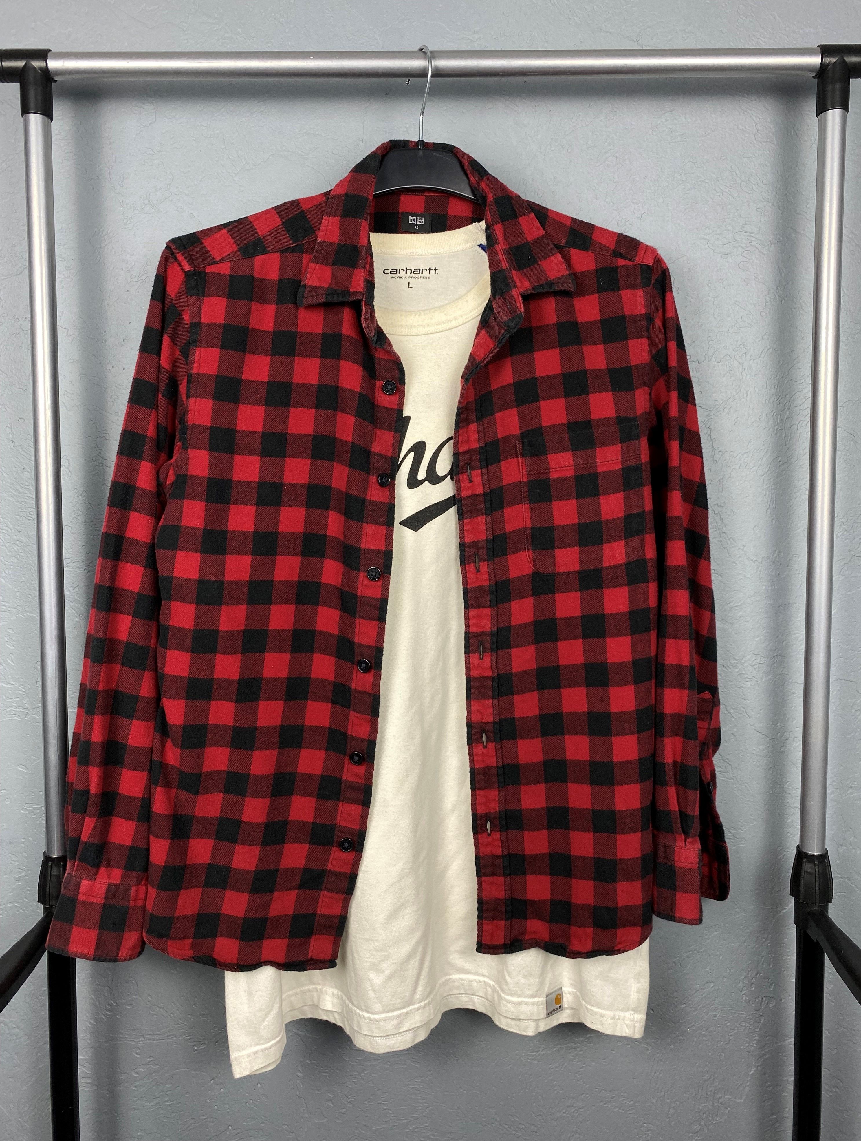 Uniqlo Uniqlo Vintage Flannel Plaid Shirt Travis style Size US XS / EU 42 / 0 - 1 Thumbnail