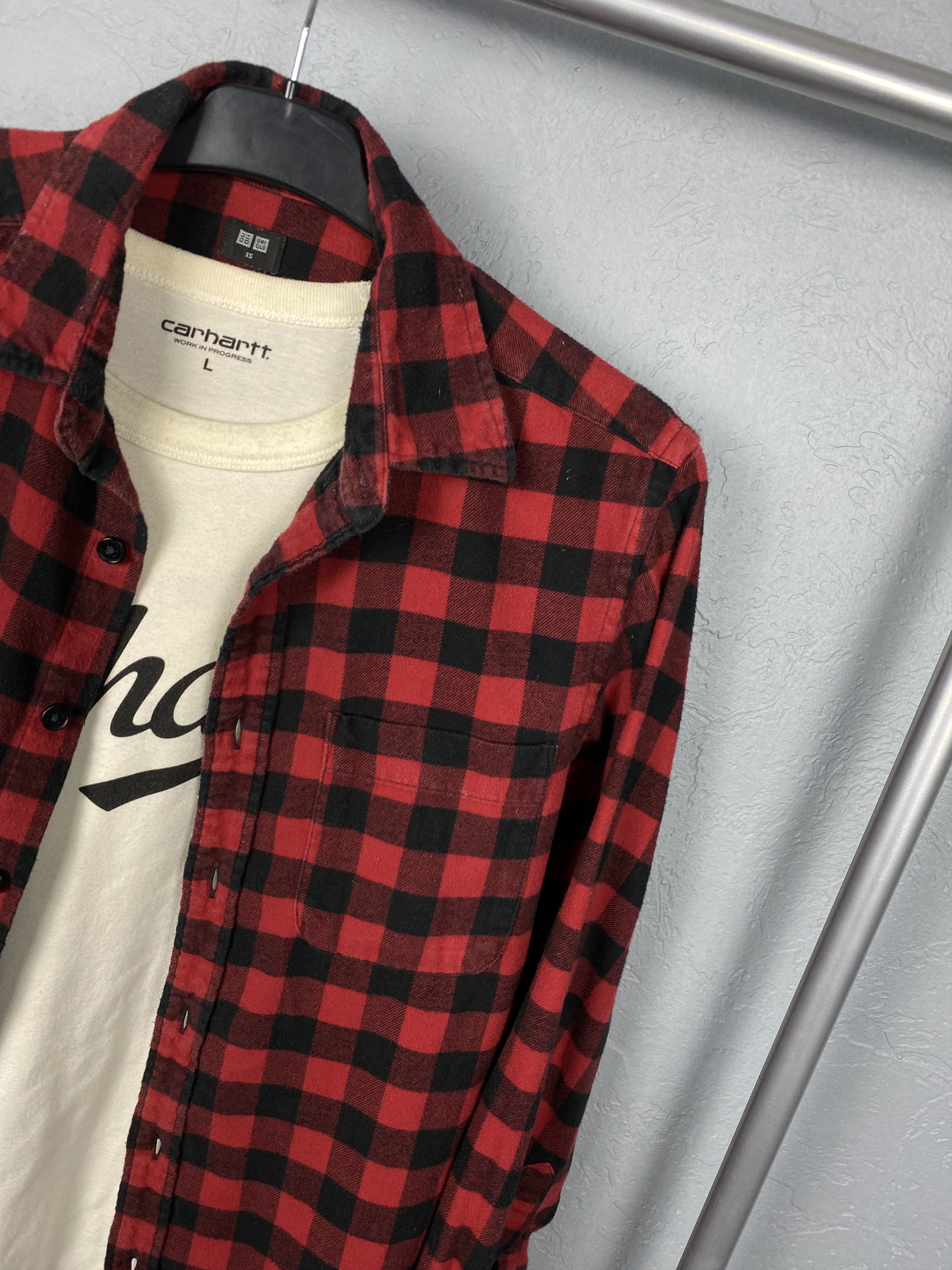 Uniqlo Uniqlo Vintage Flannel Plaid Shirt Travis style Size US XS / EU 42 / 0 - 2 Thumbnail