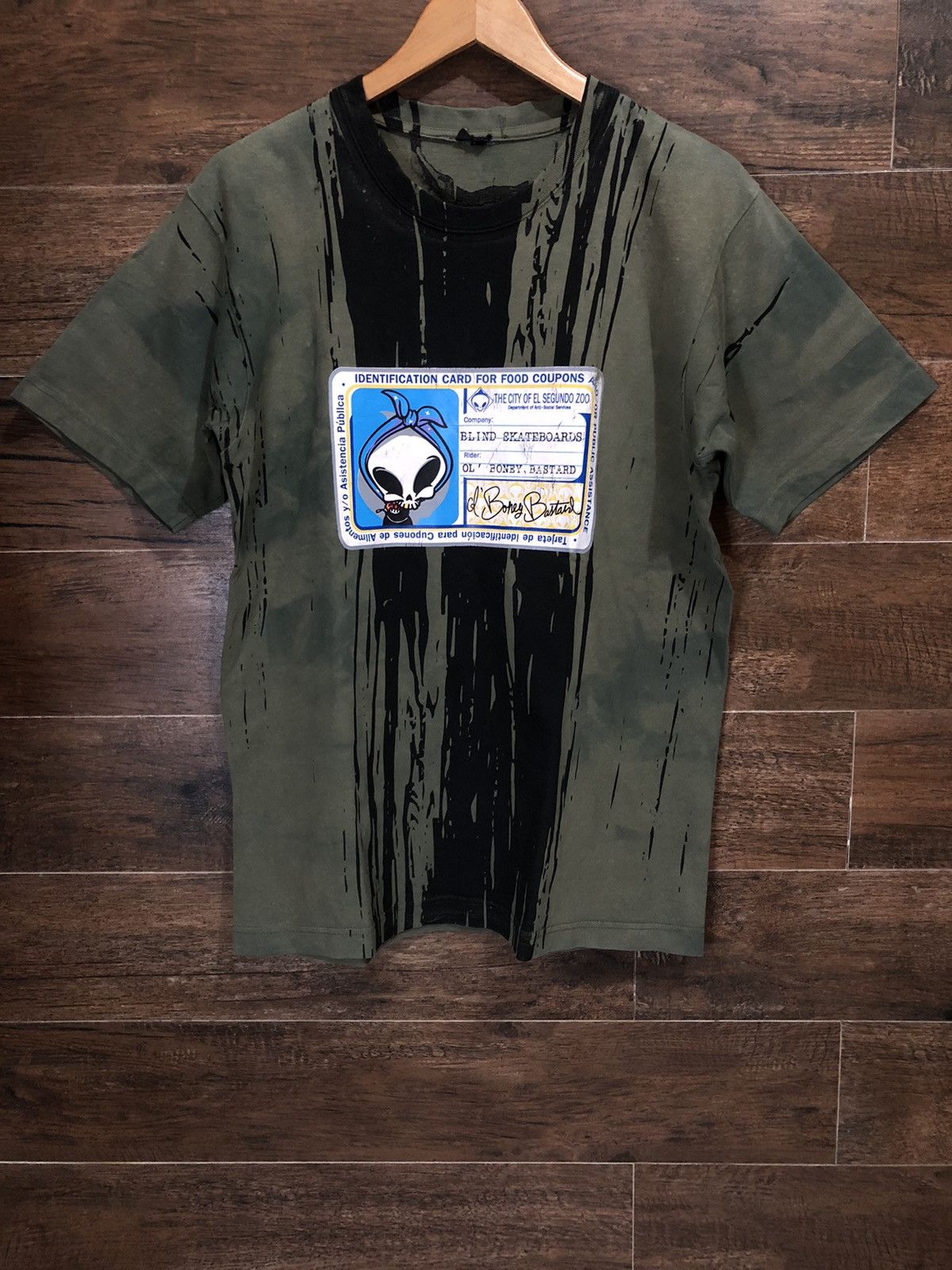 Hook-Ups × Powell Peralta Vintage Blind Skateboards OL BONEY BASTARD T Shirt Size US M / EU 48-50 / 2 - 2 Thumbnail