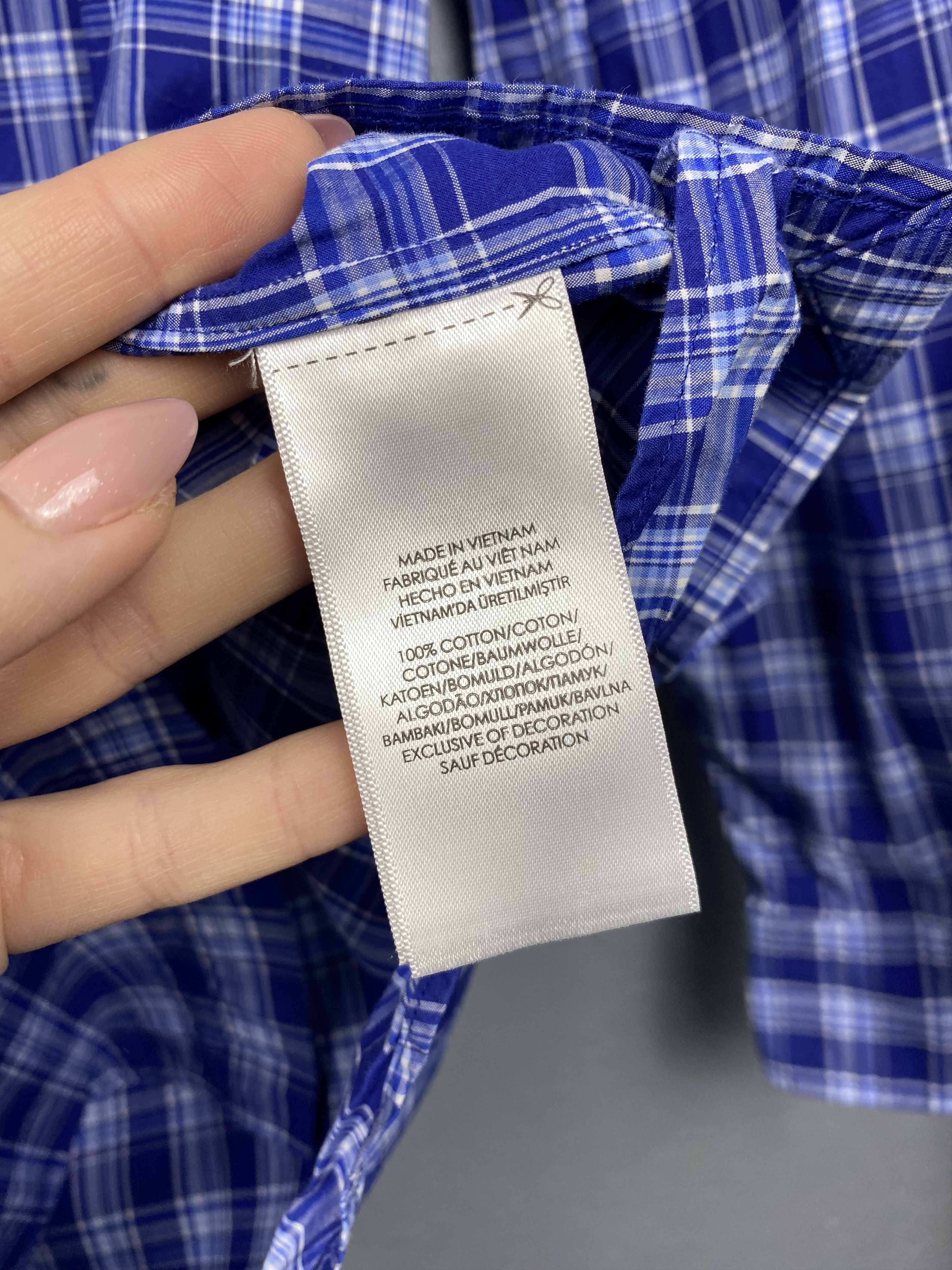 Polo Ralph Lauren × Ralph Lauren × Vintage Polo Ralph Lauren Vintage Mens Plaid Long Sleeve Shirt Size US XL / EU 56 / 4 - 5 Thumbnail