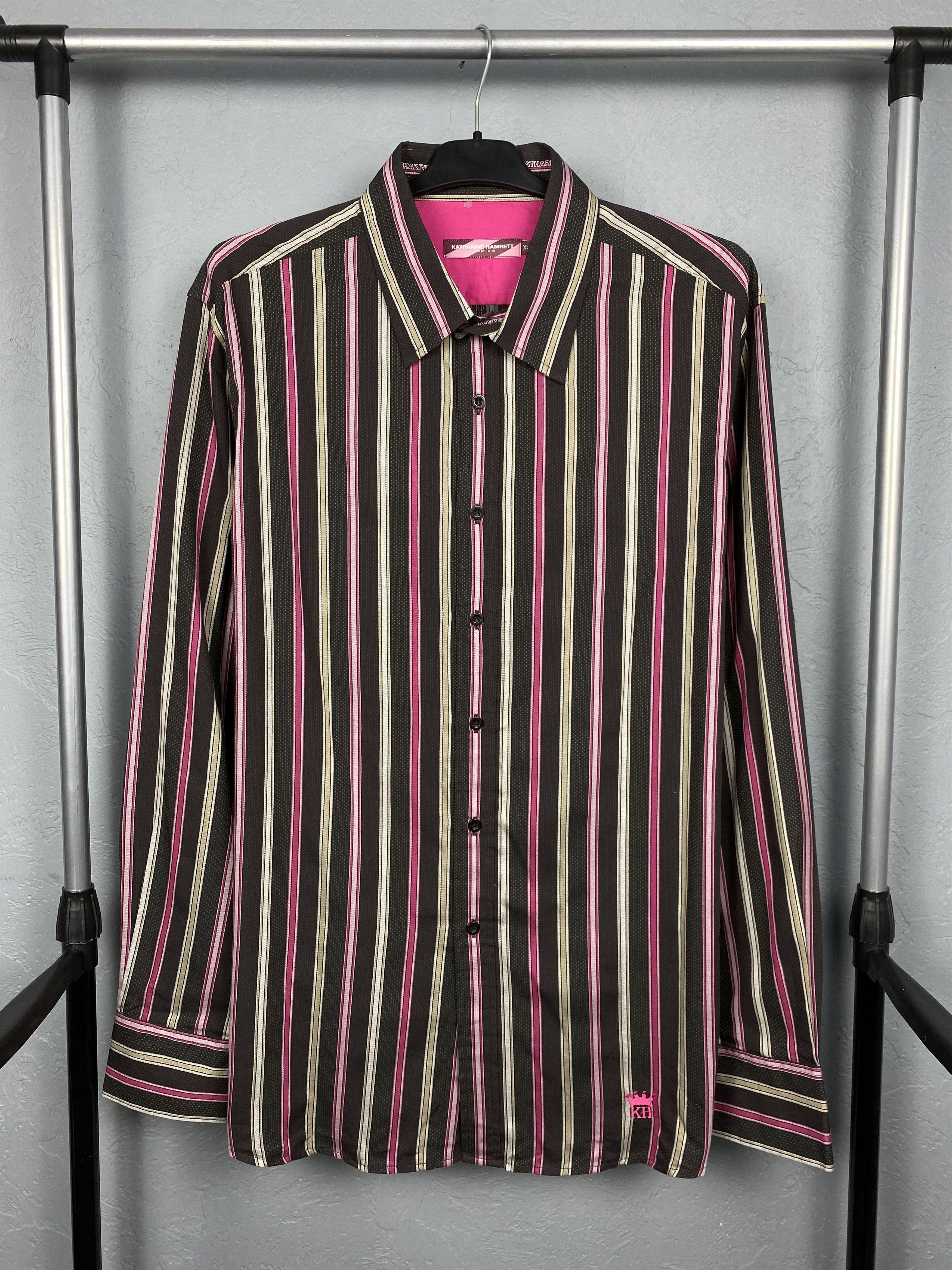 Katharine Hamnett London Katharine Hamnet London Vintage Mens Long Sleeve Shirt Size US XL / EU 56 / 4 - 1 Thumbnail