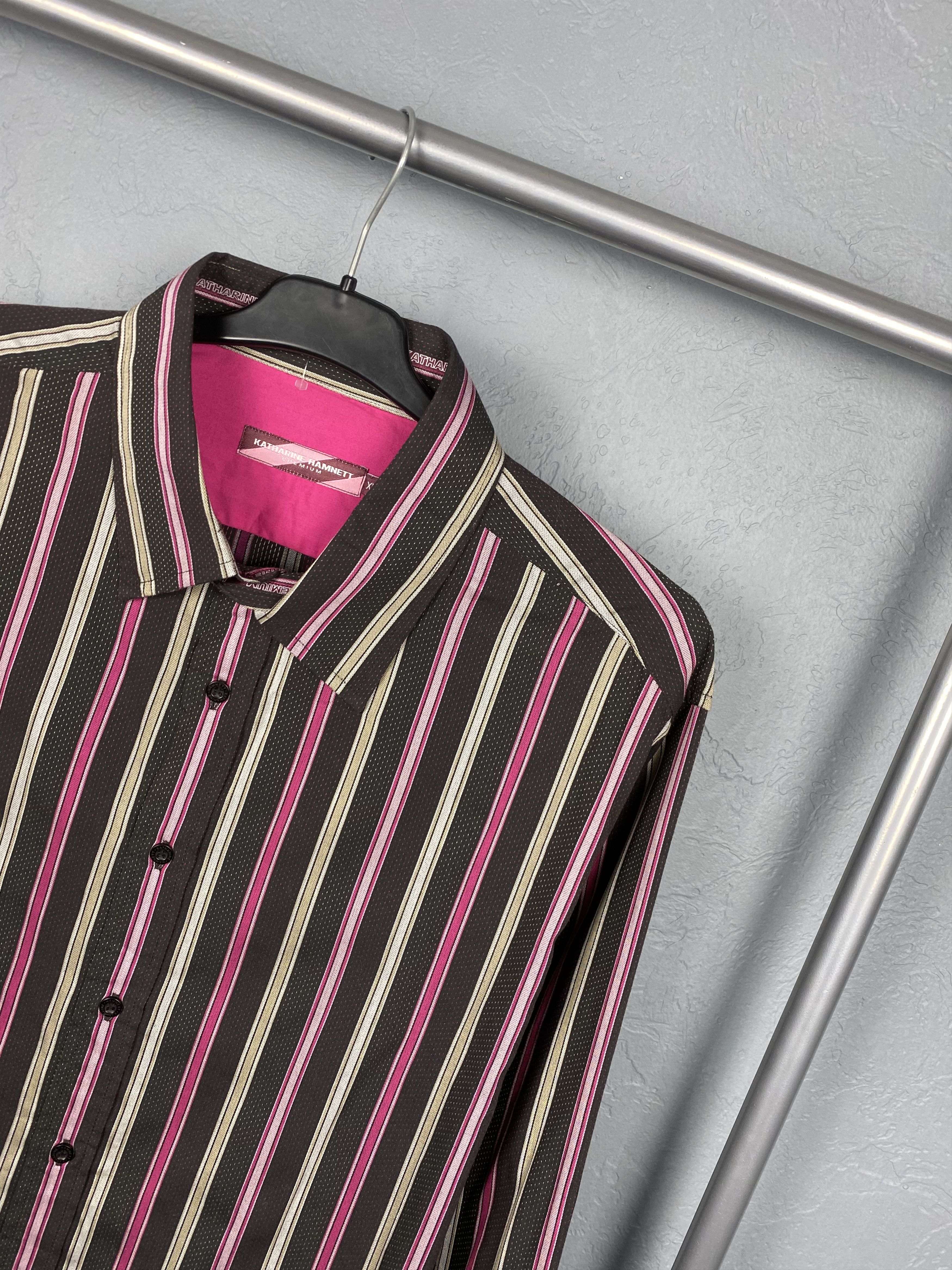 Katharine Hamnett London Katharine Hamnet London Vintage Mens Long Sleeve Shirt Size US XL / EU 56 / 4 - 2 Thumbnail