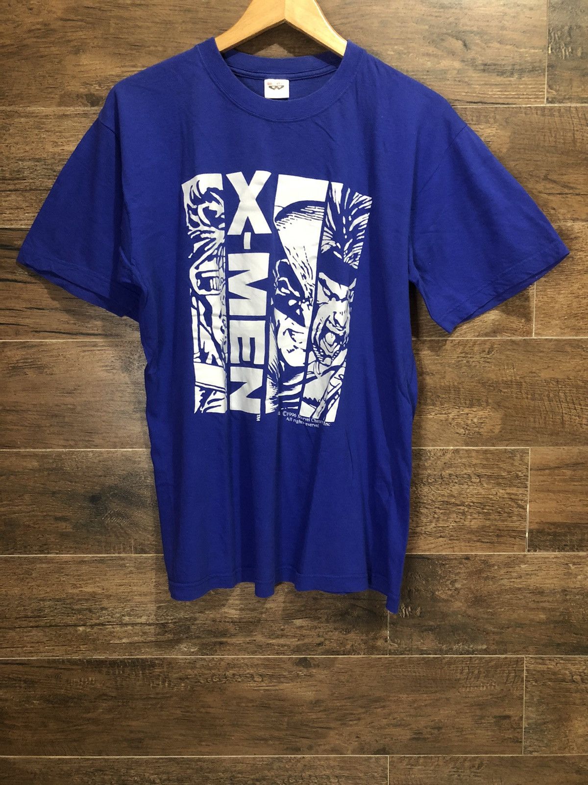 Anime × Marvel Comics × Vintage Vintage X Men 1996 Banpresto Wolverine Marvel Comics T Shirt Size US L / EU 52-54 / 3 - 2 Thumbnail