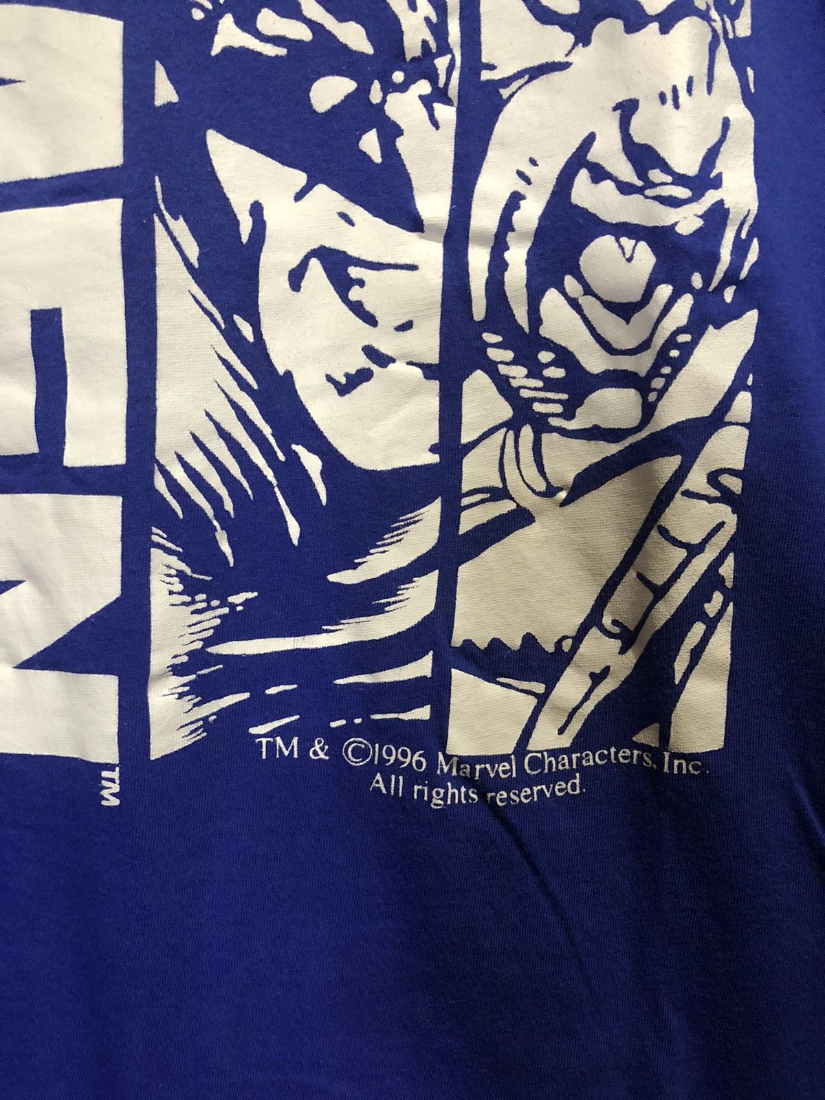 Anime × Marvel Comics × Vintage Vintage X Men 1996 Banpresto Wolverine Marvel Comics T Shirt Size US L / EU 52-54 / 3 - 4 Thumbnail