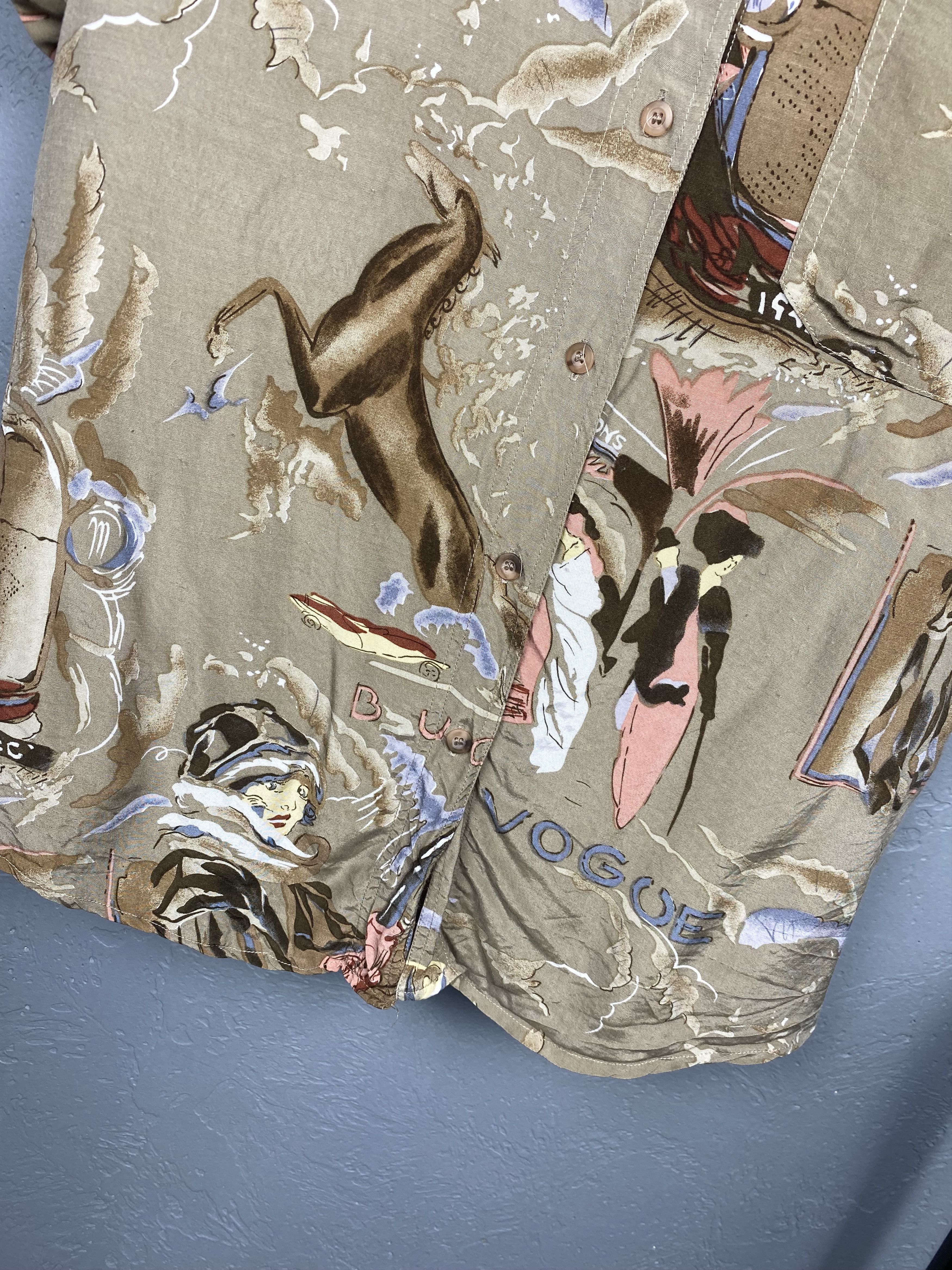 Japanese Brand Japanese Vintage Hawaiian Shirt Full Printed Vogue Size US L / EU 52-54 / 3 - 3 Thumbnail