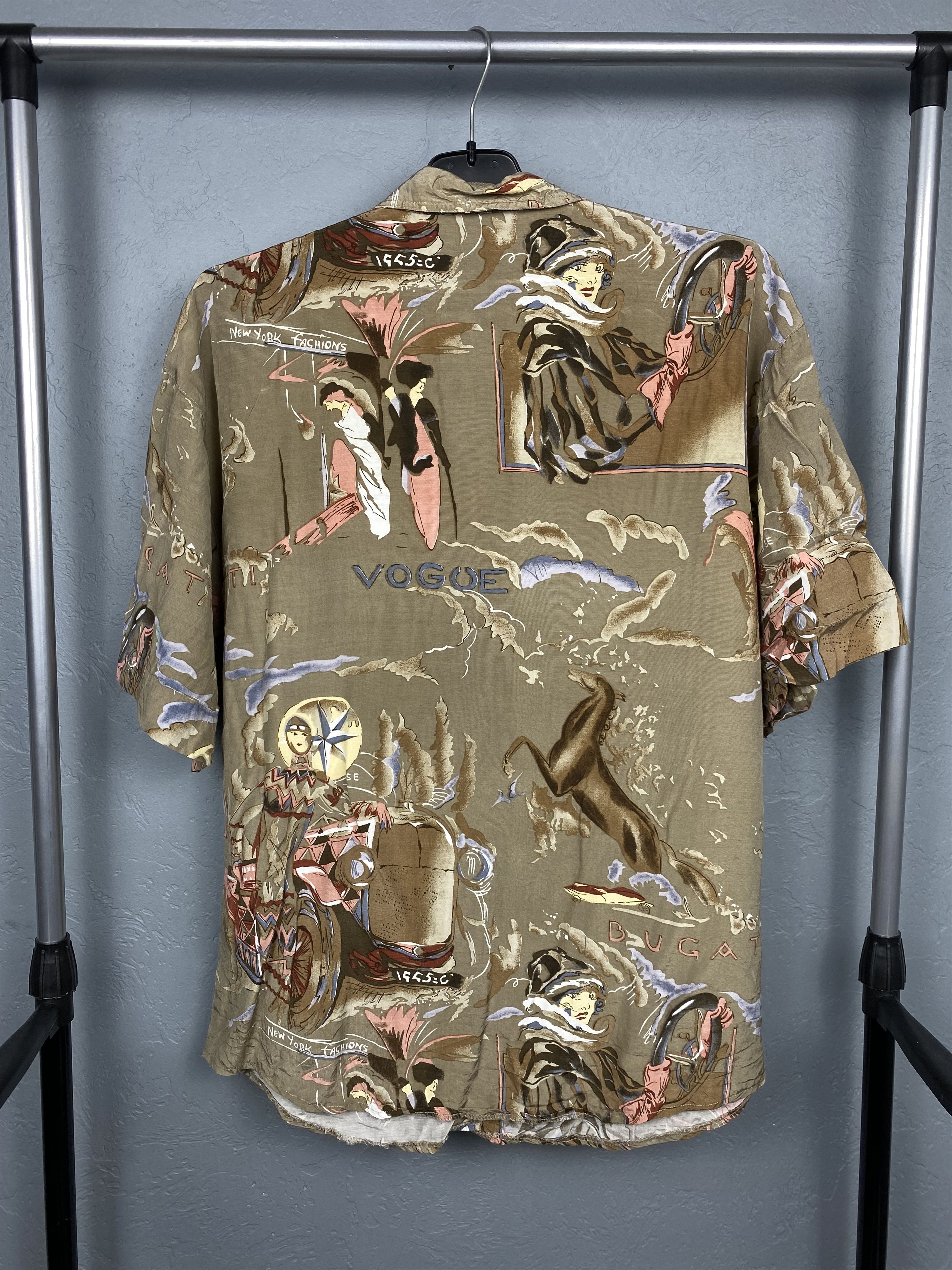 Japanese Brand Japanese Vintage Hawaiian Shirt Full Printed Vogue Size US L / EU 52-54 / 3 - 7 Thumbnail