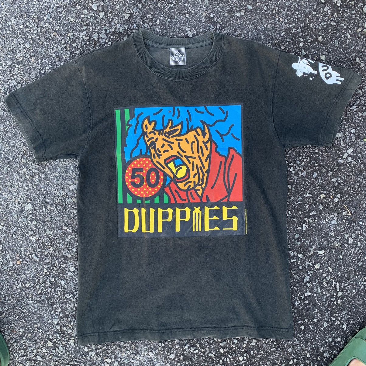 Japanese Brand Five-O Duppies japnese brand art black tshirt tee Size US M / EU 48-50 / 2 - 1 Thumbnail
