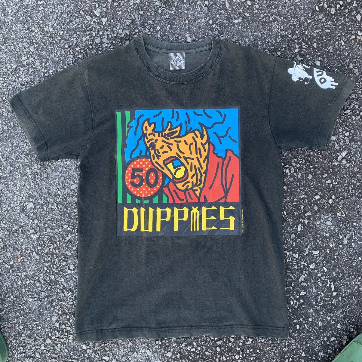 Japanese Brand Five-O Duppies japnese brand art black tshirt tee Size US M / EU 48-50 / 2 - 10 Thumbnail