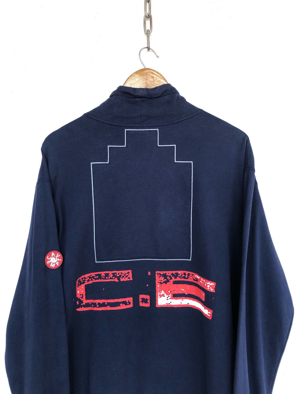 Cav Empt GRAIL🔥SS04 Cav Empt Oversized Drawstring Jumper Size US M / EU 48-50 / 2 - 11 Thumbnail
