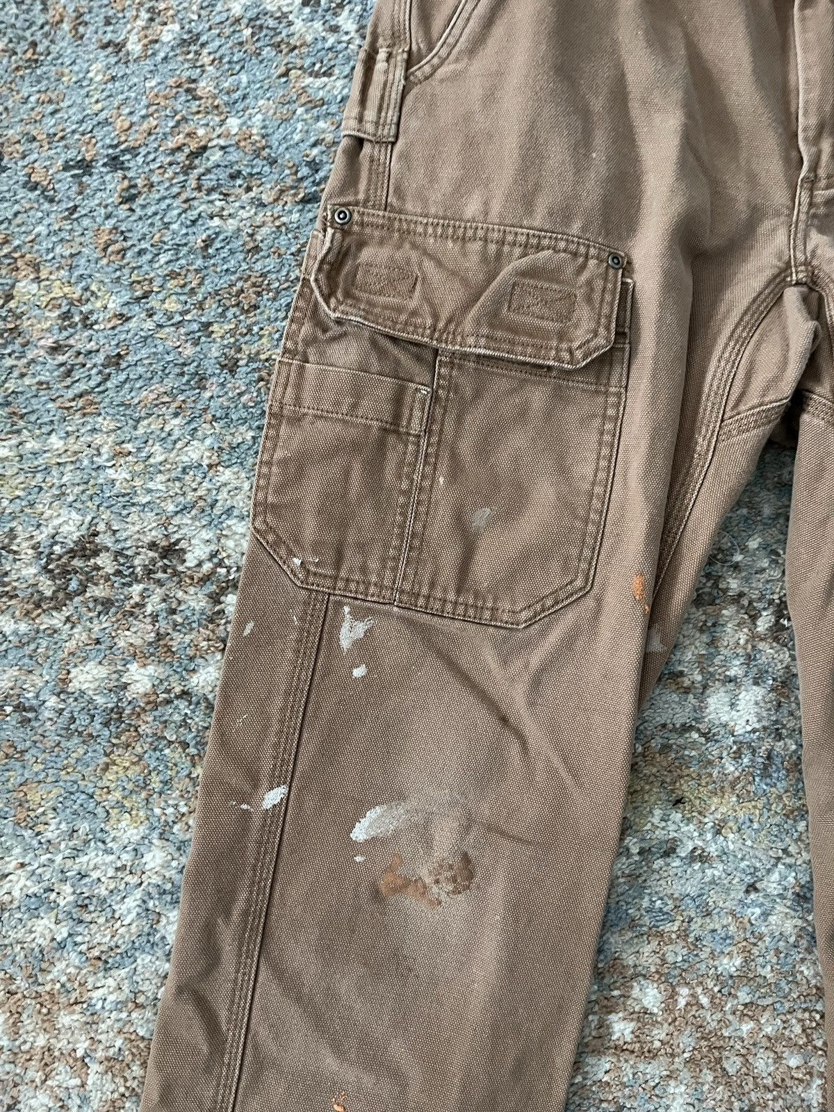 Duluth Trading Company × Vintage VTG Duluth Distressed Cargo Pants 32x28 Size US 32 / EU 48 - 2 Thumbnail