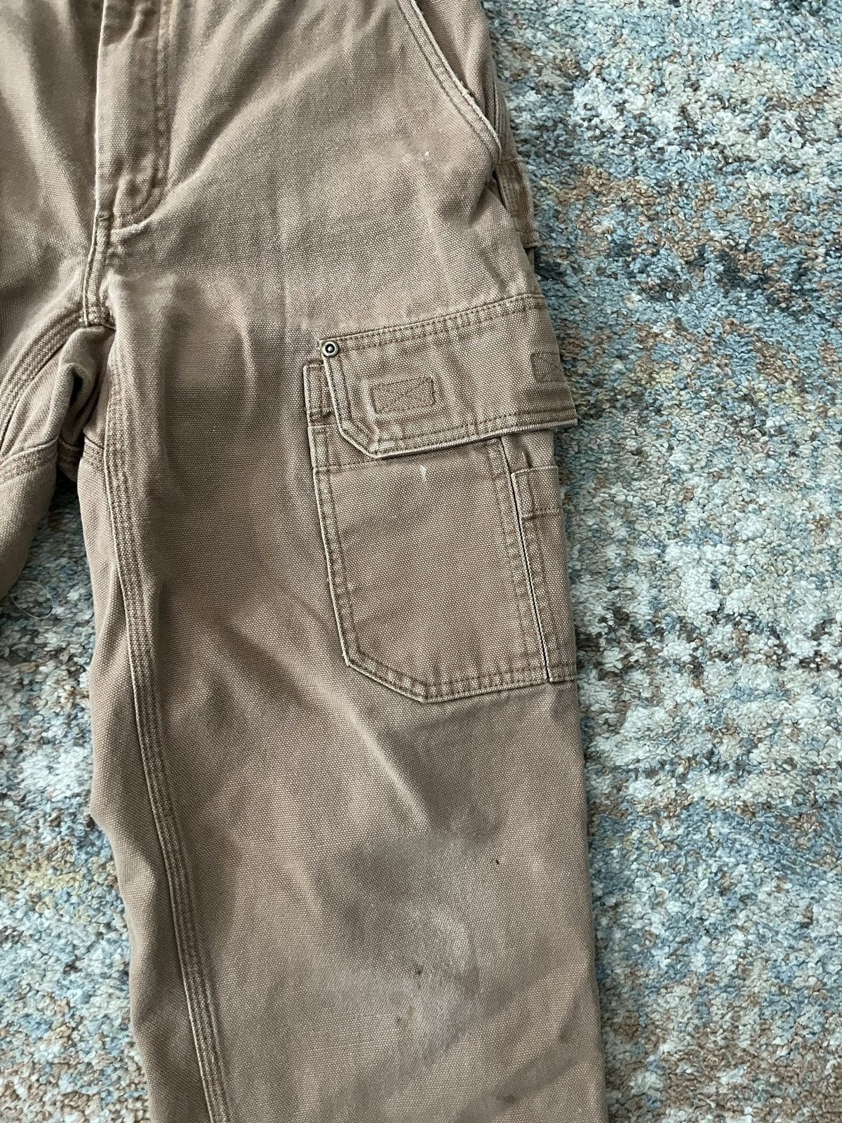 Duluth Trading Company × Vintage VTG Duluth Distressed Cargo Pants 32x28 Size US 32 / EU 48 - 3 Thumbnail