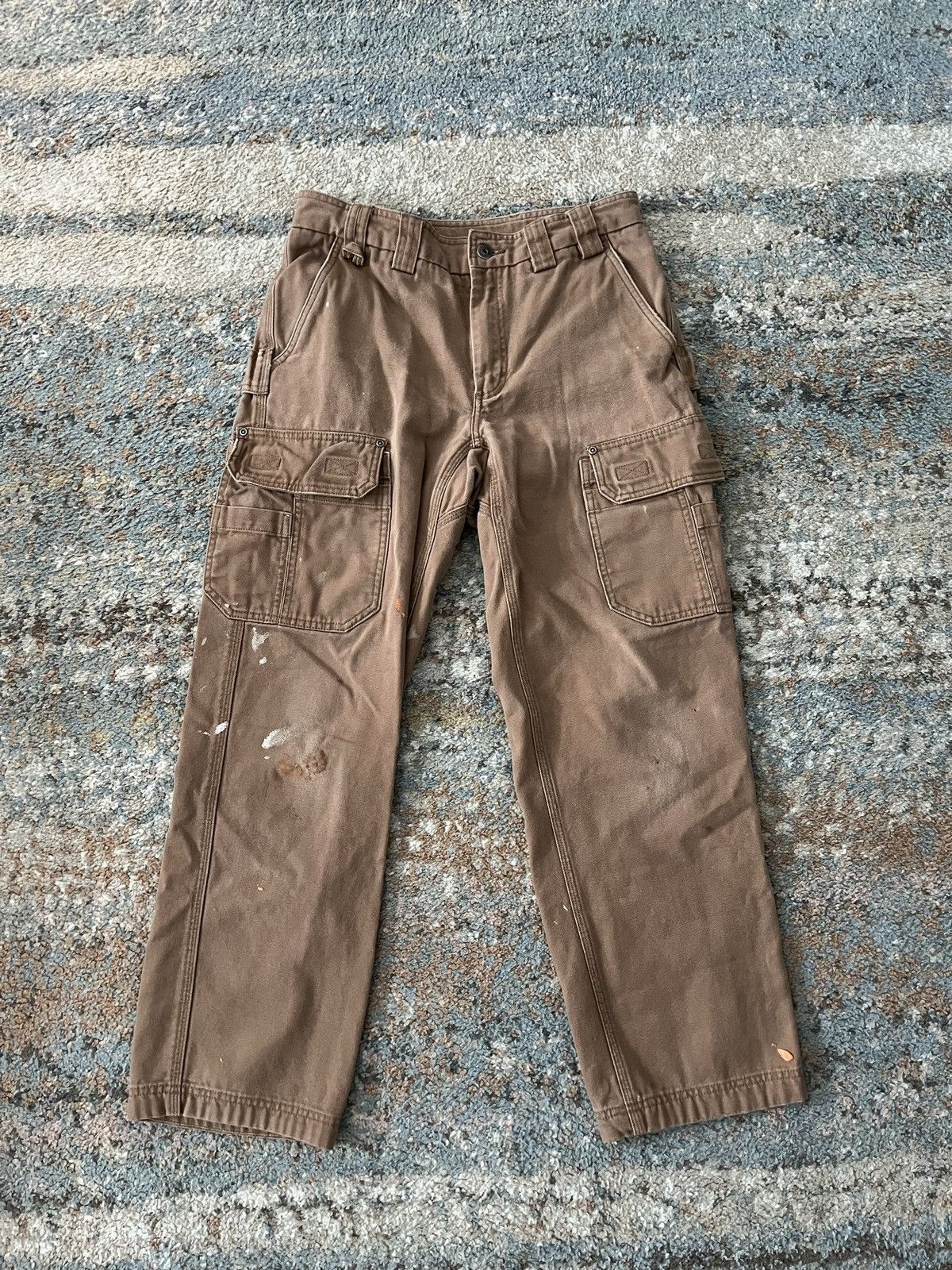 Duluth Trading Company × Vintage VTG Duluth Distressed Cargo Pants 32x28 Size US 32 / EU 48 - 1 Thumbnail