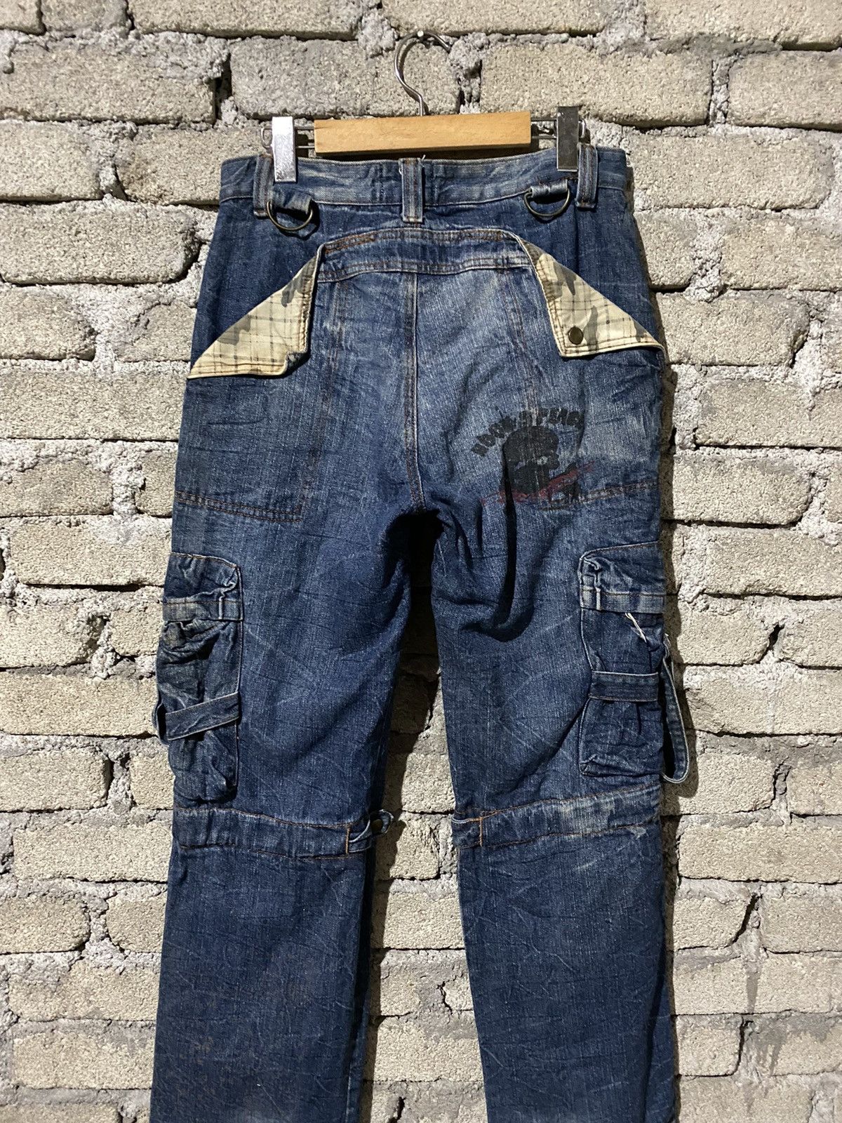 Japanese Brand 🔥SALE🔥COMBAT TACTICAL BONDAGE STYLE JEANS Size US 30 / EU 46 - 8 Thumbnail