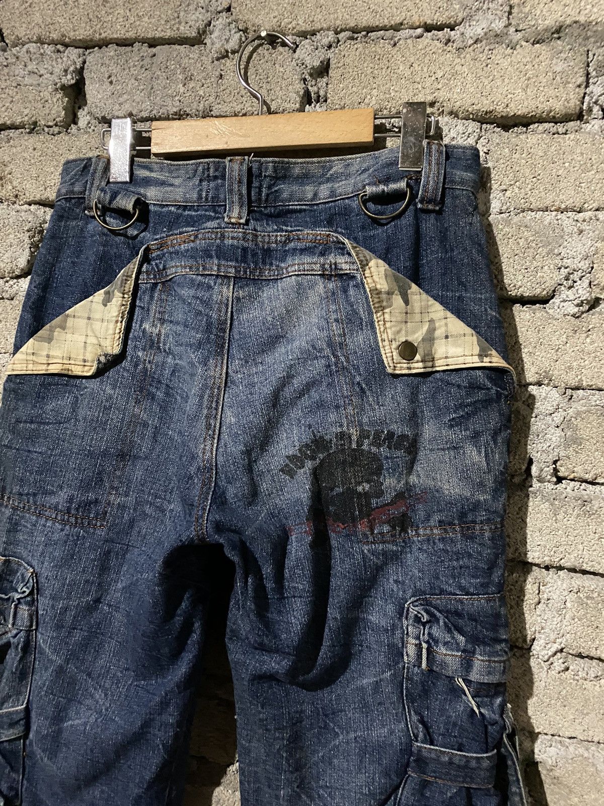 Japanese Brand 🔥SALE🔥COMBAT TACTICAL BONDAGE STYLE JEANS Size US 30 / EU 46 - 9 Thumbnail