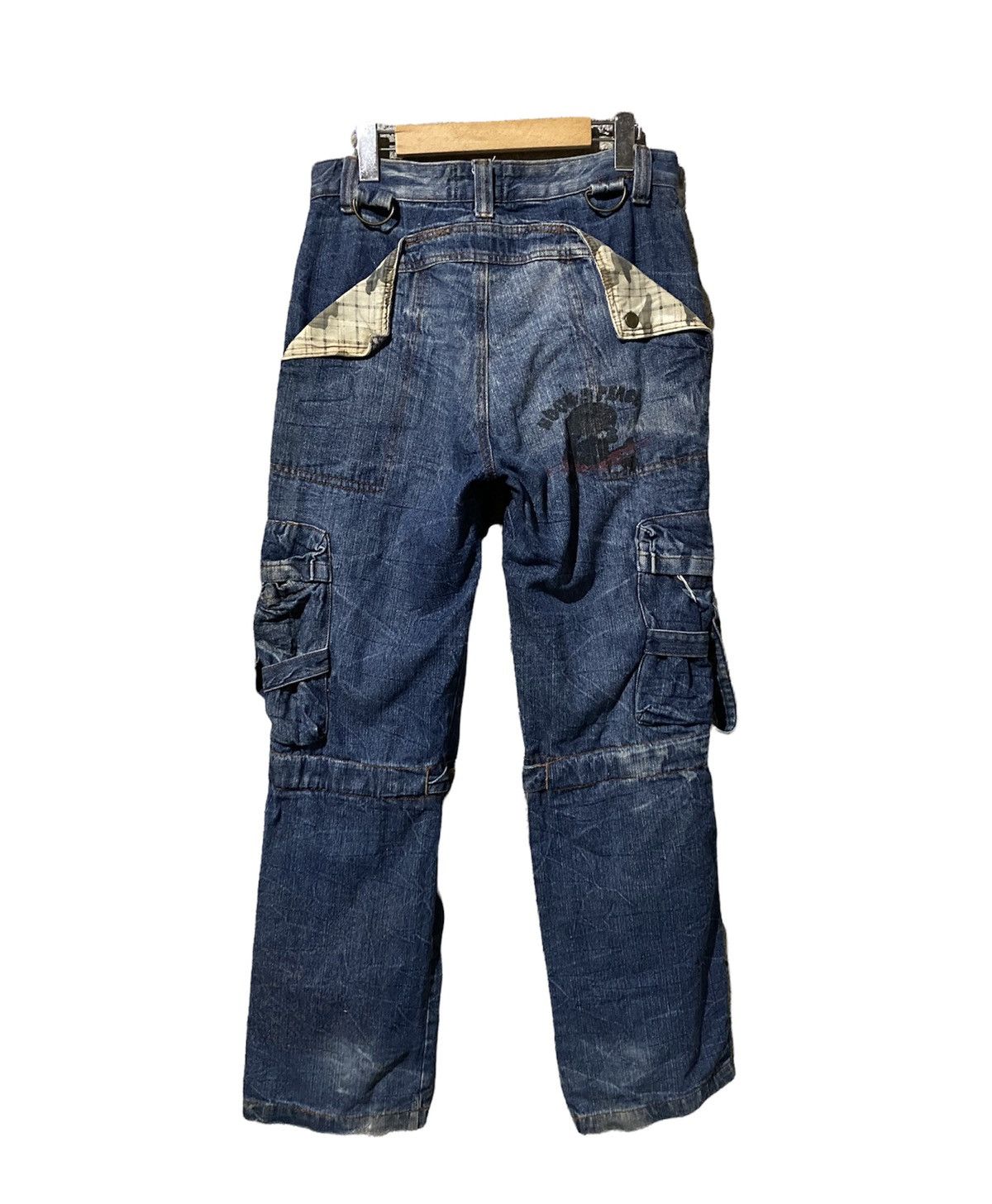 Japanese Brand 🔥SALE🔥COMBAT TACTICAL BONDAGE STYLE JEANS Size US 30 / EU 46 - 2 Thumbnail