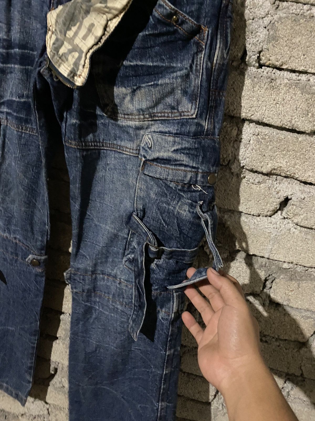 Japanese Brand 🔥SALE🔥COMBAT TACTICAL BONDAGE STYLE JEANS Size US 30 / EU 46 - 7 Thumbnail