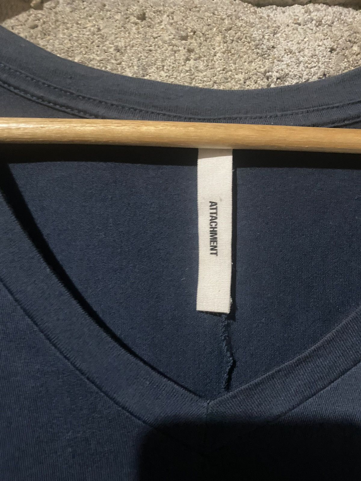 Attachment × Japanese Brand × Kazuyuki Kumagai Attachment 🔥SALE🔥ATTACHMENT VNECK SHIRTS MADE IN JAPAN Size US L / EU 52-54 / 3 - 5 Thumbnail