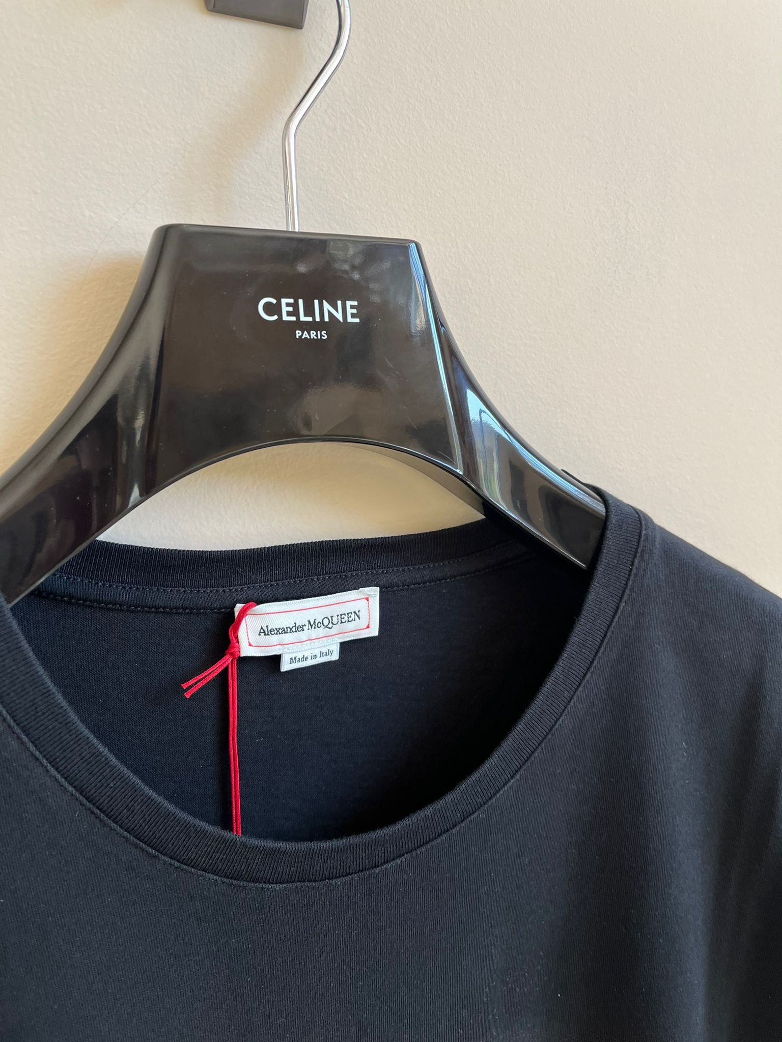 Alexander McQueen Short Sleeve Tee Shirt in Black Size US M / EU 48-50 / 2 - 8 Thumbnail