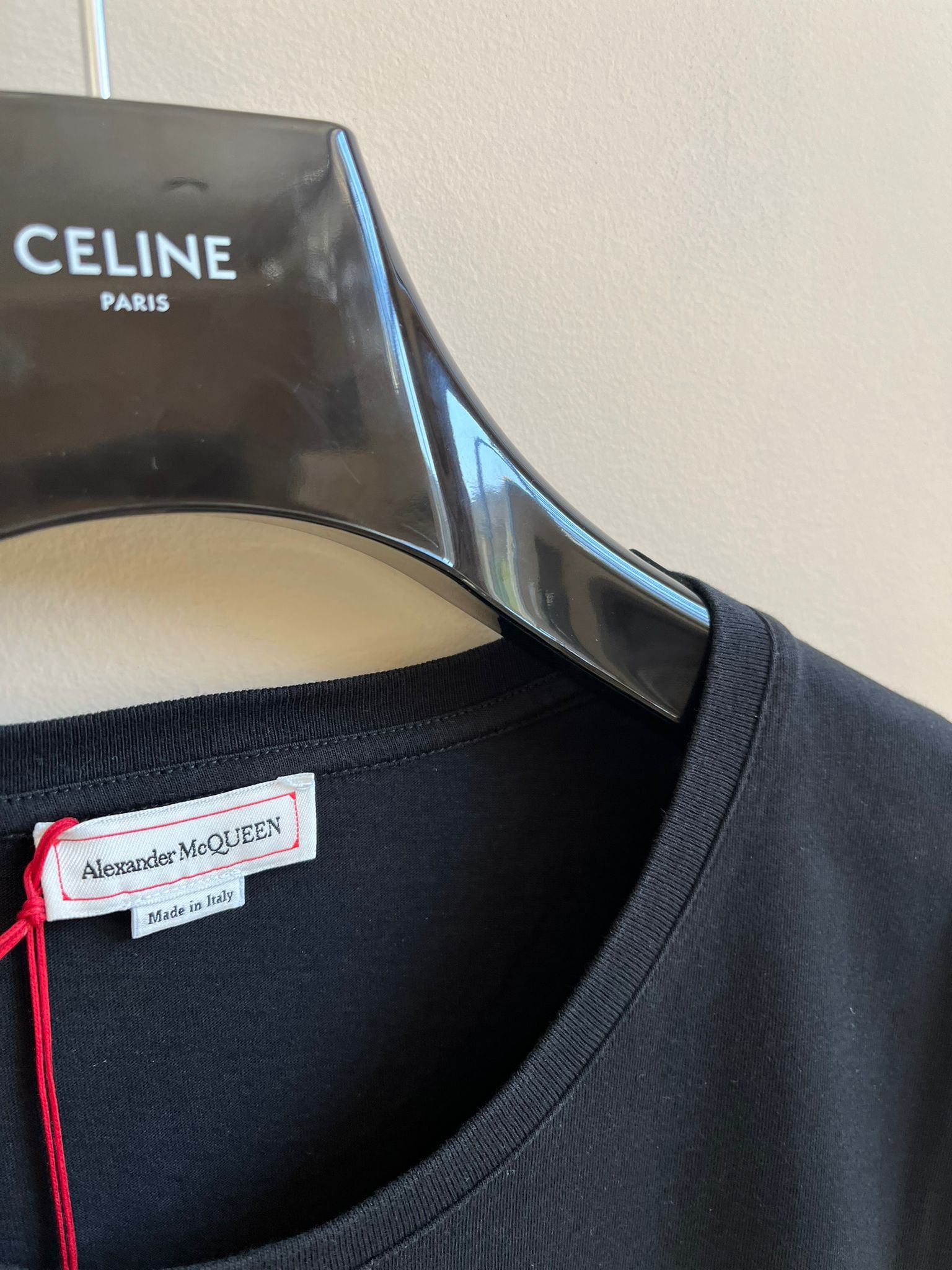 Alexander McQueen Short Sleeve Tee Shirt in Black Size US M / EU 48-50 / 2 - 9 Thumbnail