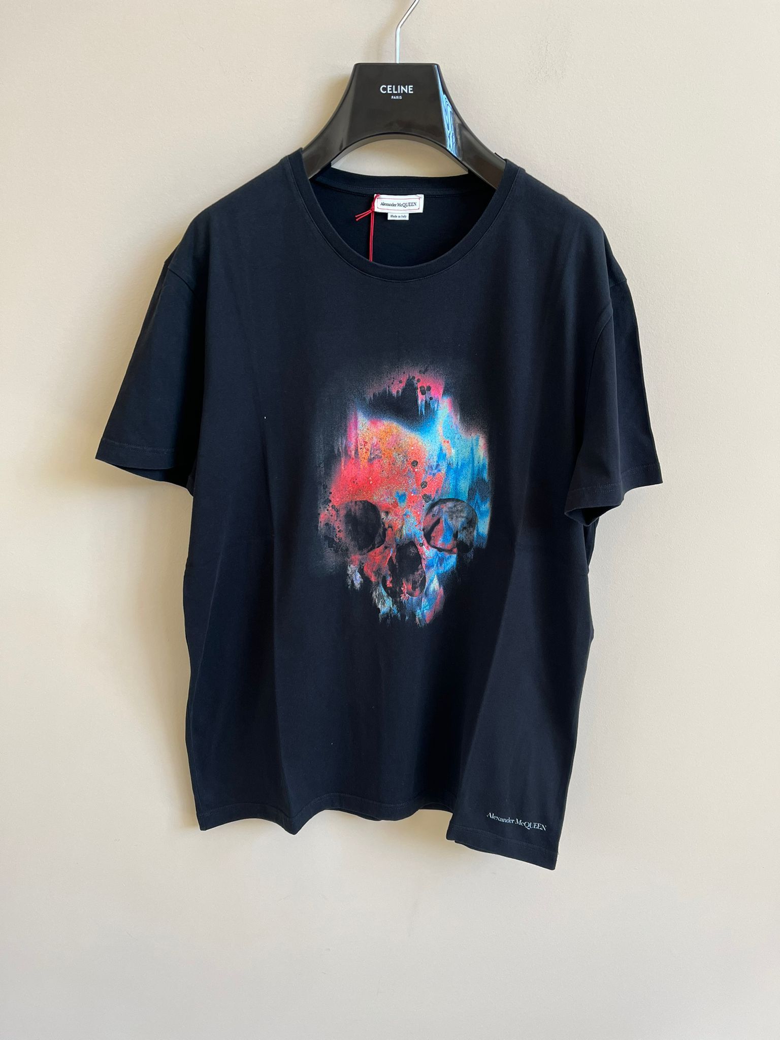Alexander McQueen Short Sleeve Tee Shirt in Black Size US M / EU 48-50 / 2 - 2 Thumbnail