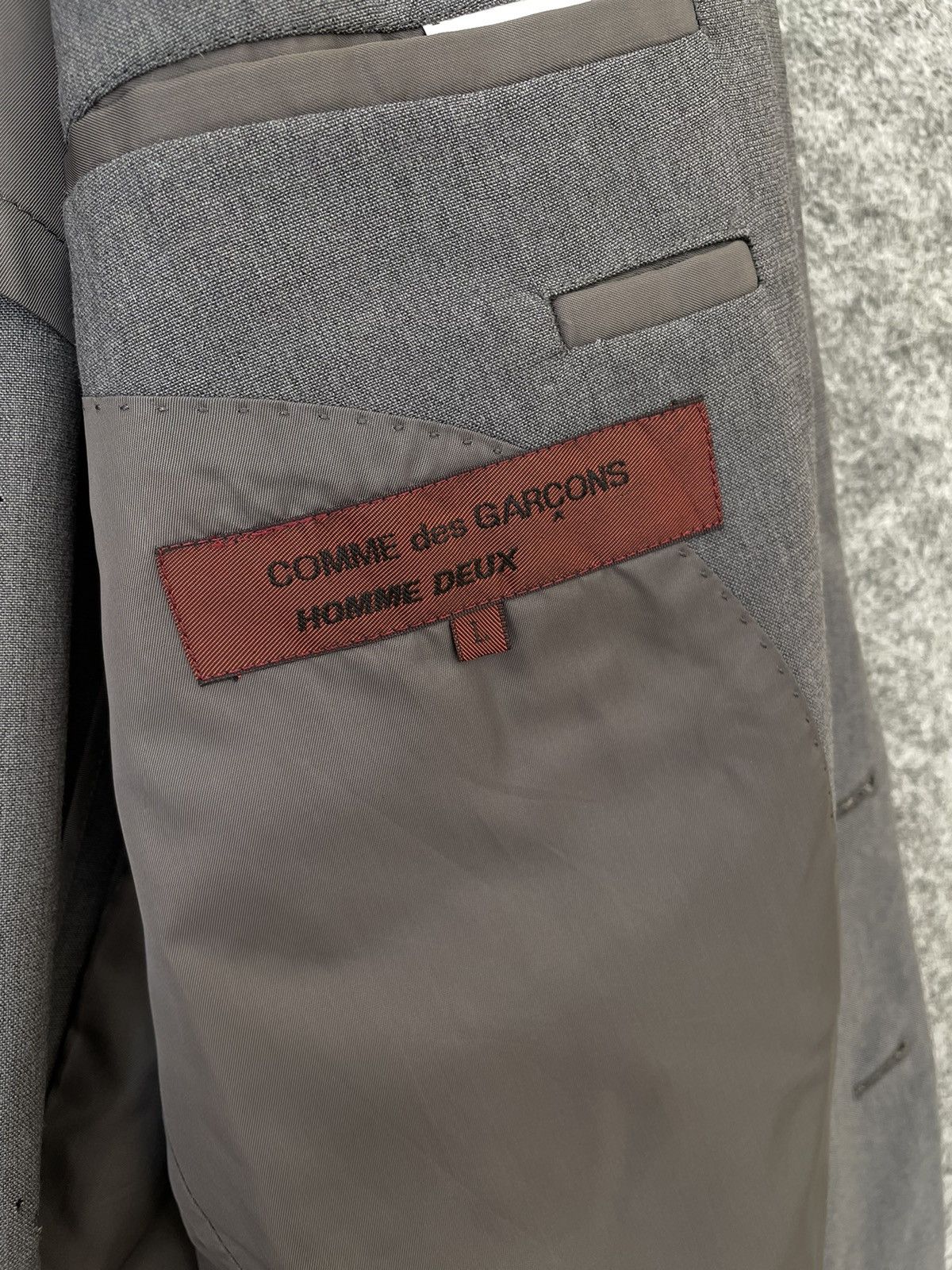 Comme des Garcons VINTAGE DISSTRESSED COMME DES GARÇONS HOMME DEUX JACKET Size US L / EU 52-54 / 3 - 5 Thumbnail