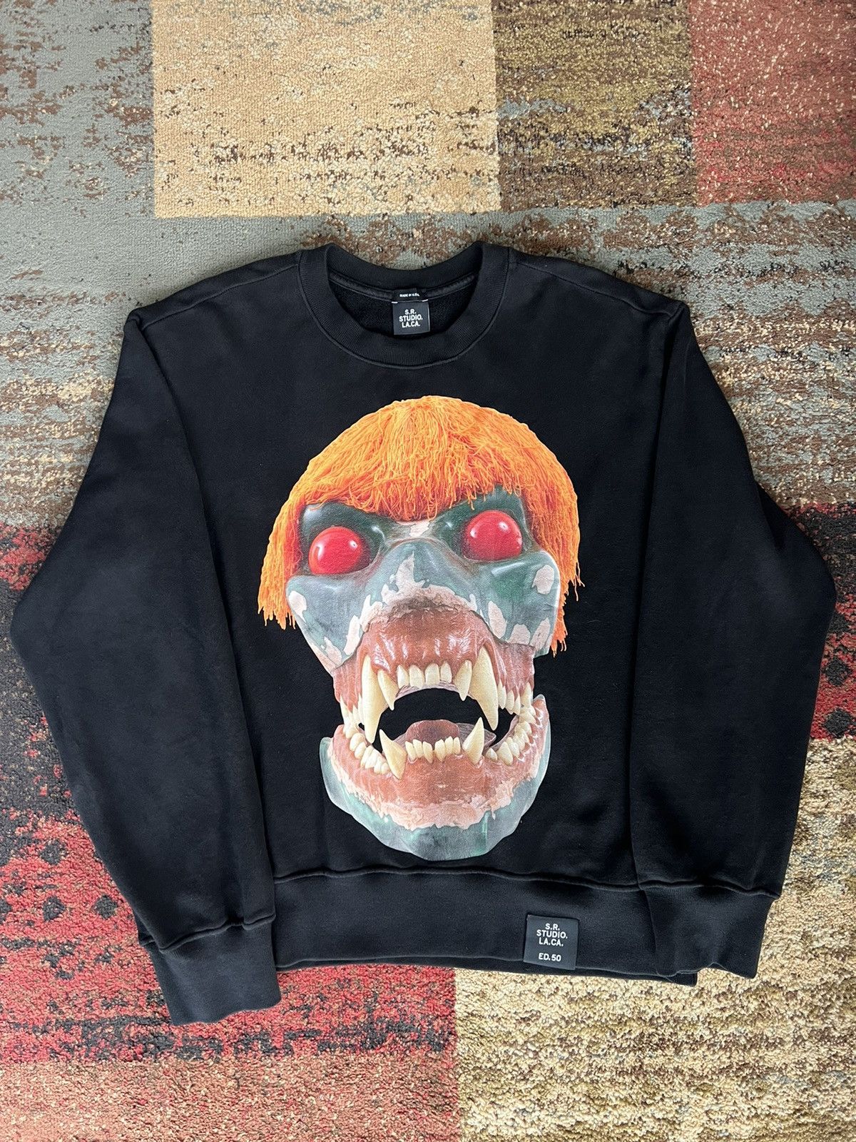 Sterling Ruby SR STUDIO LA ED. 50 CREWNECK SWEATSHIRT SIZE MEDIUM