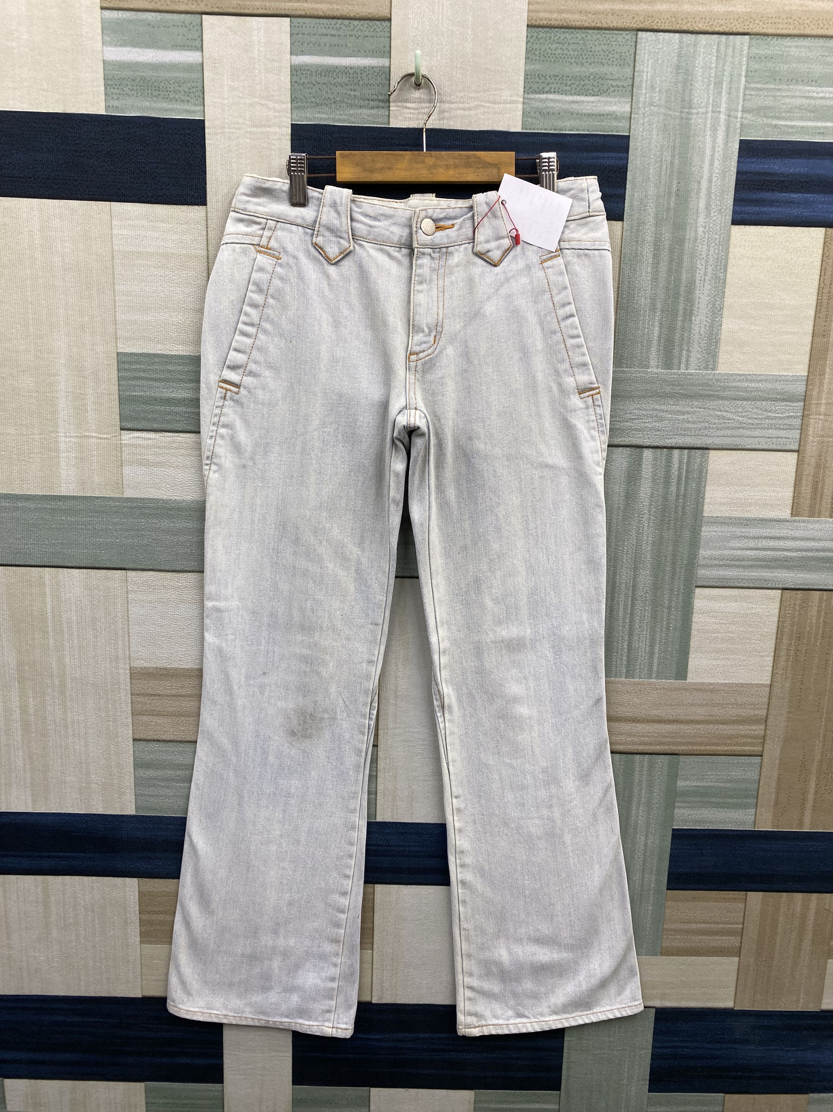 Burberry Light Wash Flare Jean