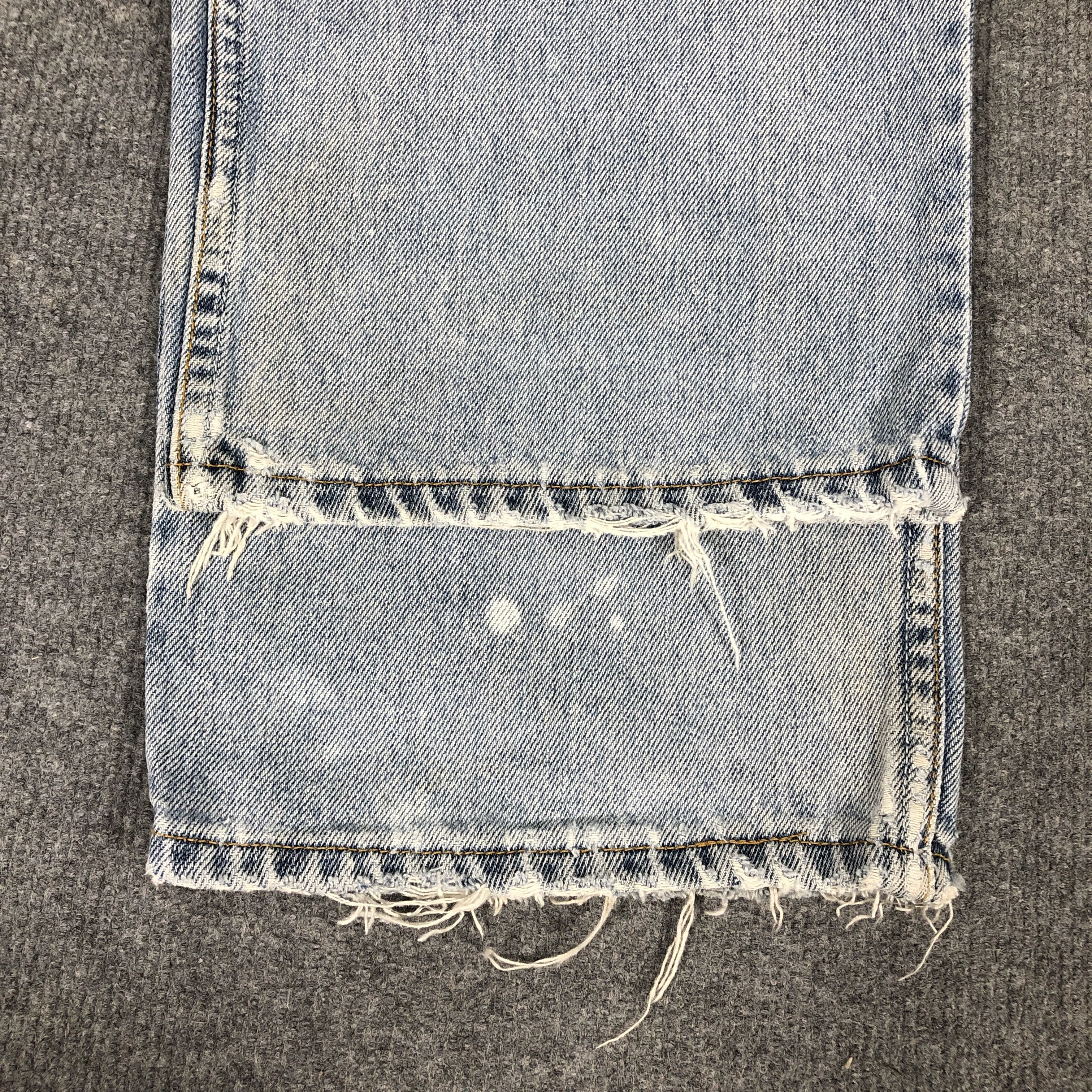 Levi's Vintage Y2k Levi's 550 Relaxed Fit Distress Denim Jean Size US 36 / EU 52 - 10 Thumbnail