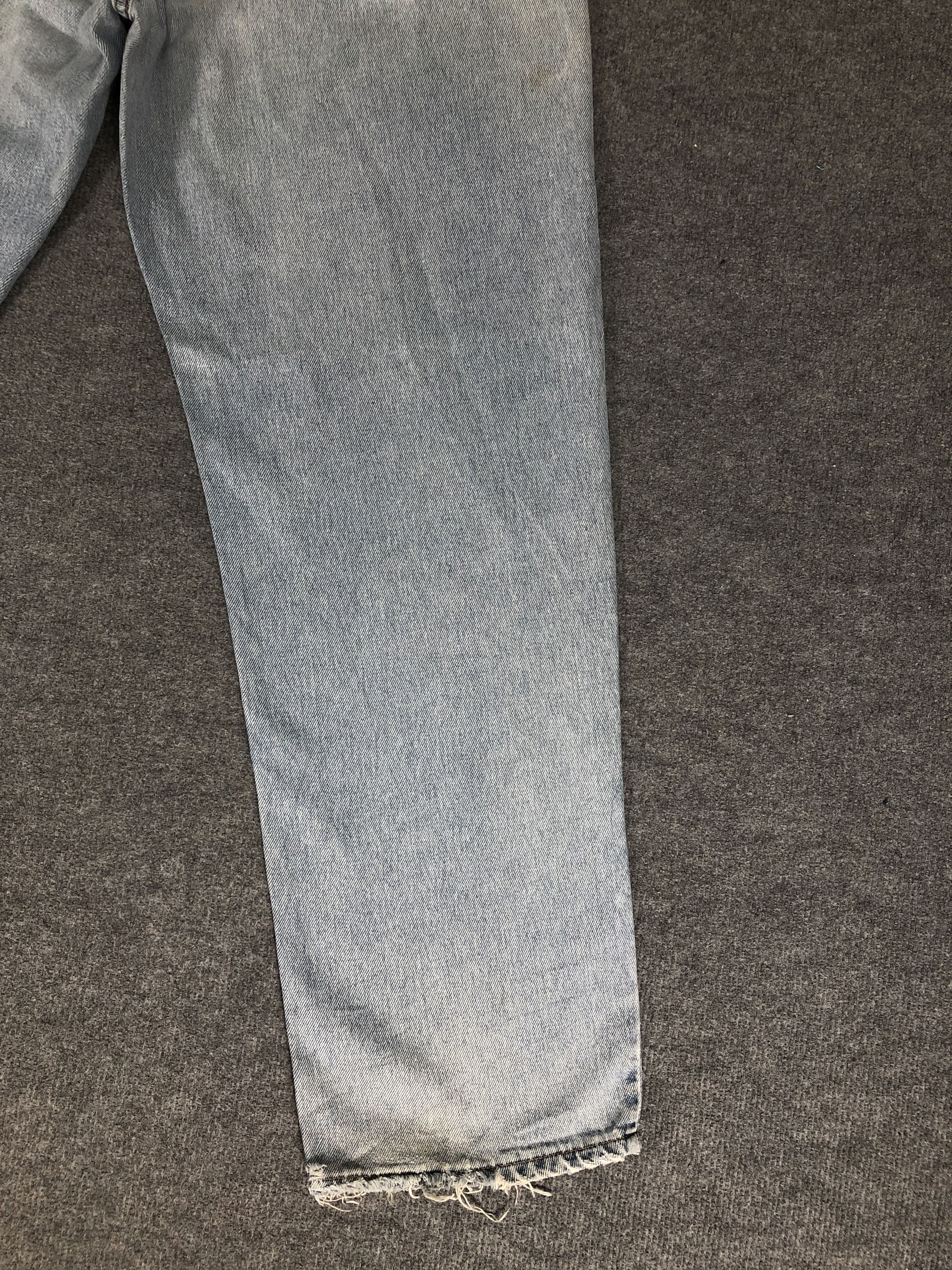 Levi's Vintage Y2k Levi's 550 Relaxed Fit Distress Denim Jean Size US 36 / EU 52 - 9 Thumbnail