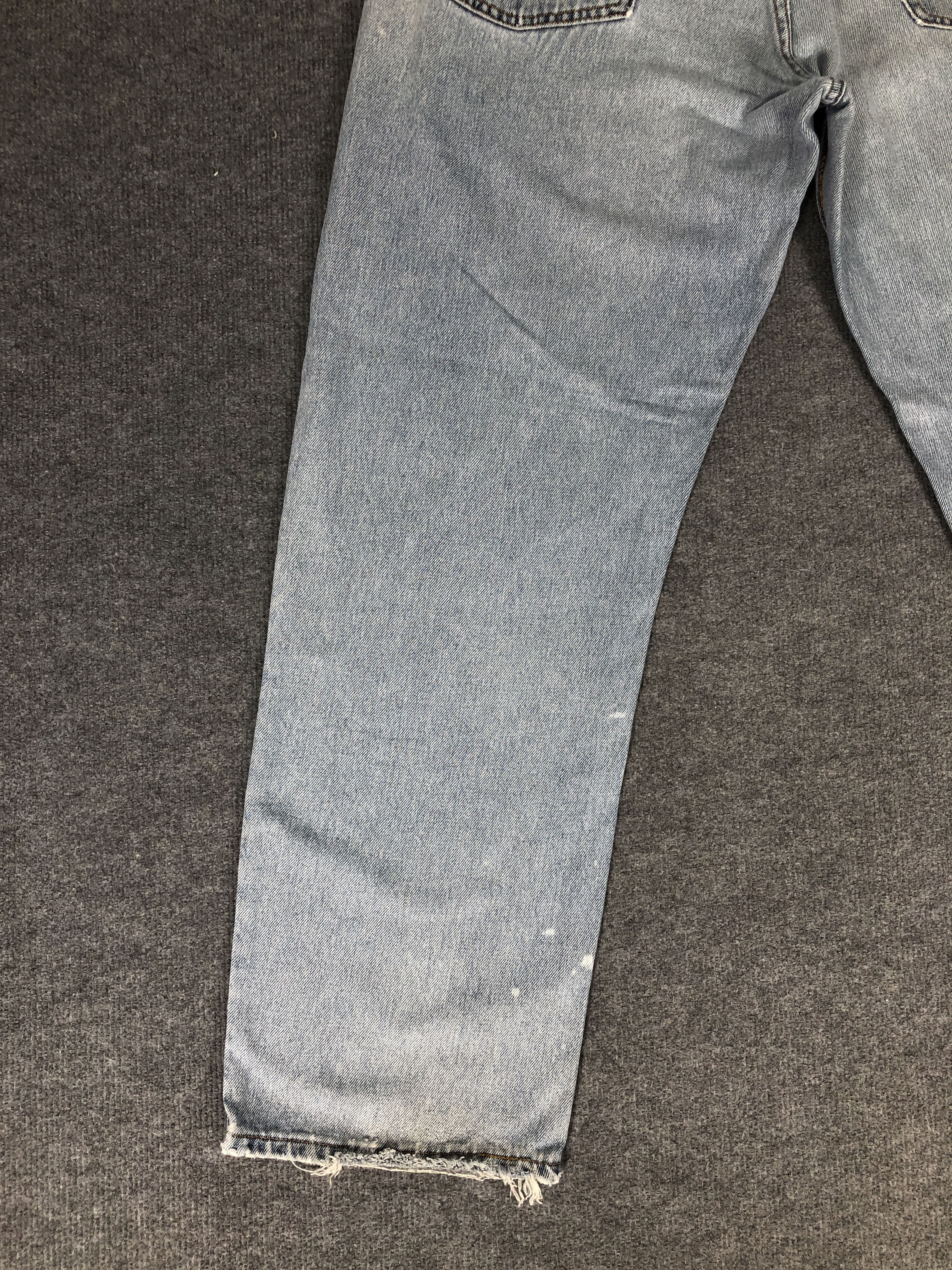 Levi's Vintage Y2k Levi's 550 Relaxed Fit Distress Denim Jean Size US 36 / EU 52 - 8 Thumbnail