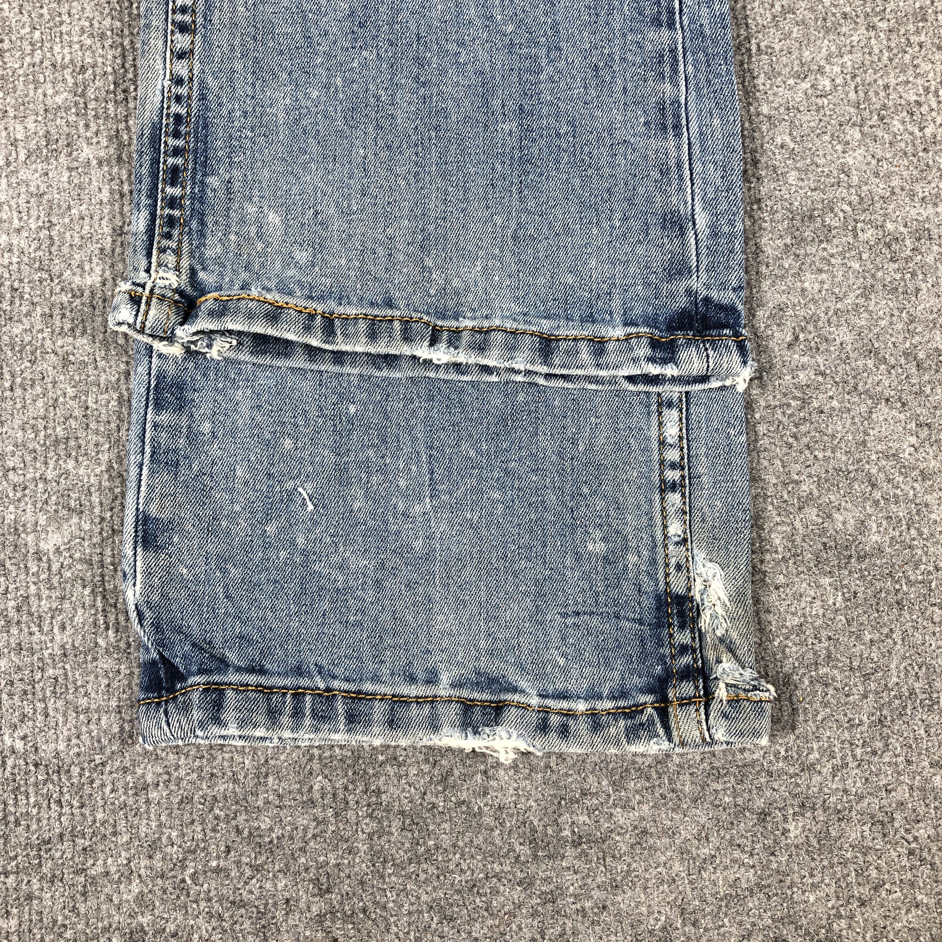 Levi's Vintage Y2k Levi's 527 Dirty Blue Denim Jean Size US 33 - 12 Thumbnail