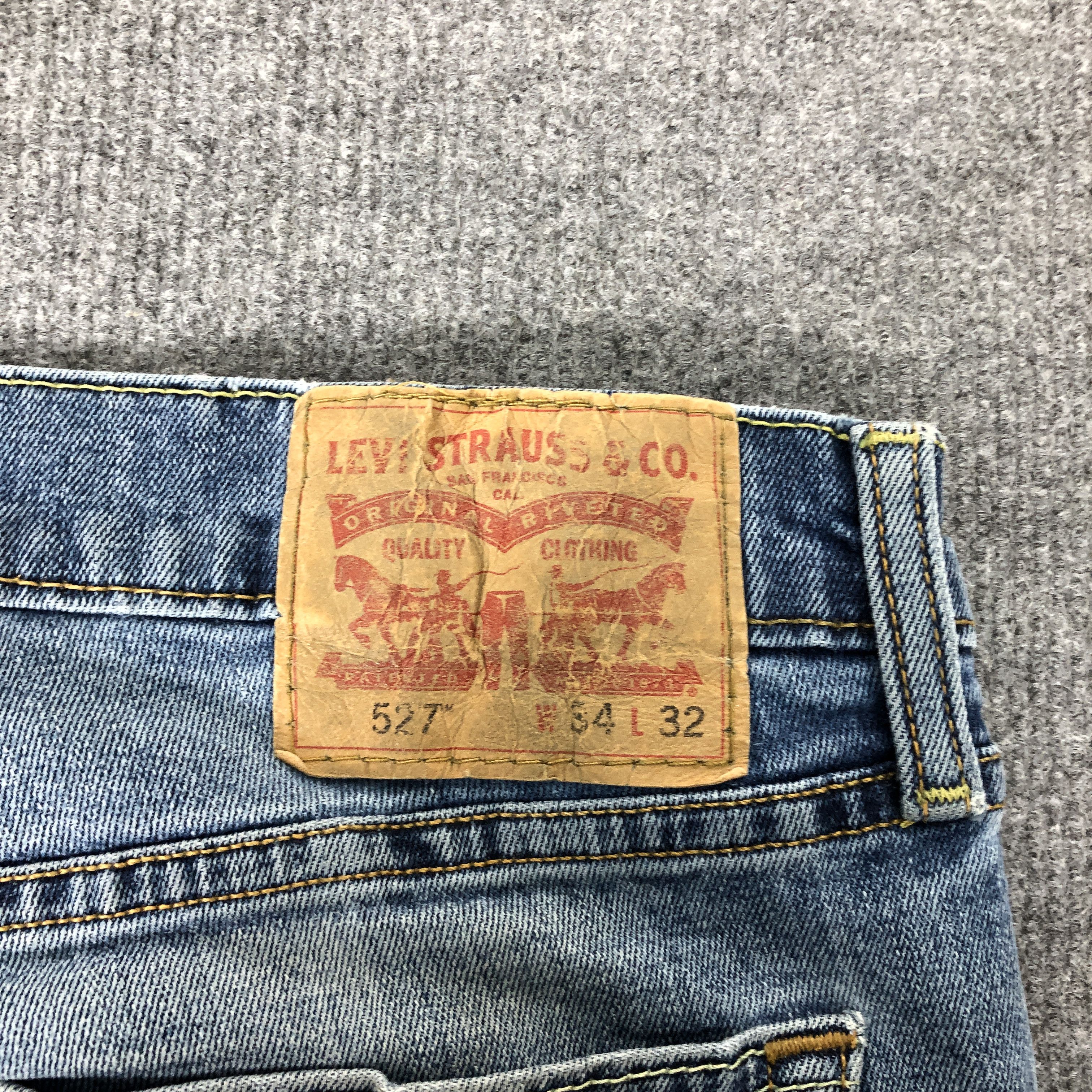 Levi's Vintage Y2k Levi's 527 Dirty Blue Denim Jean Size US 33 - 5 Thumbnail