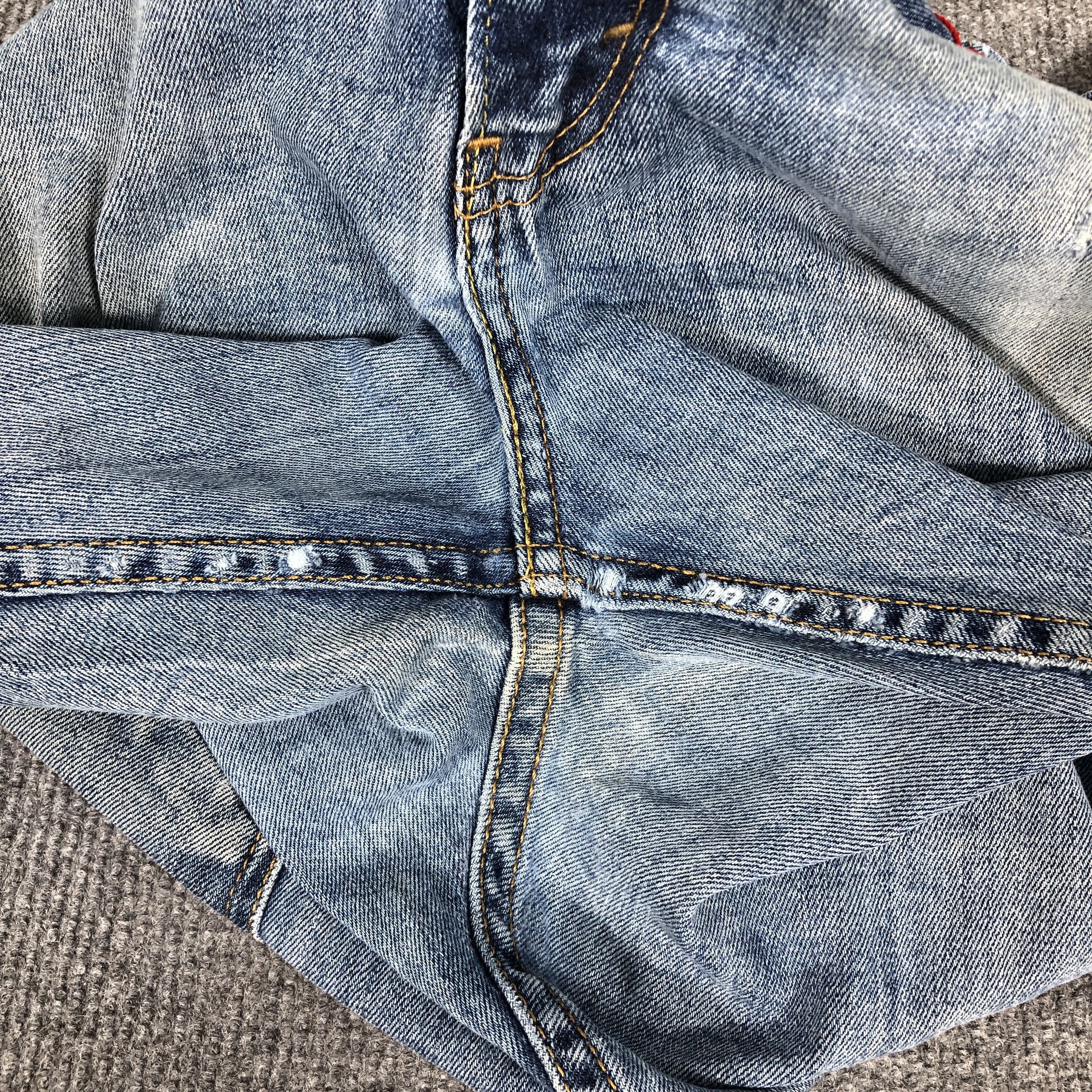 Levi's Vintage Y2k Levi's 527 Dirty Blue Denim Jean Size US 33 - 16 Thumbnail