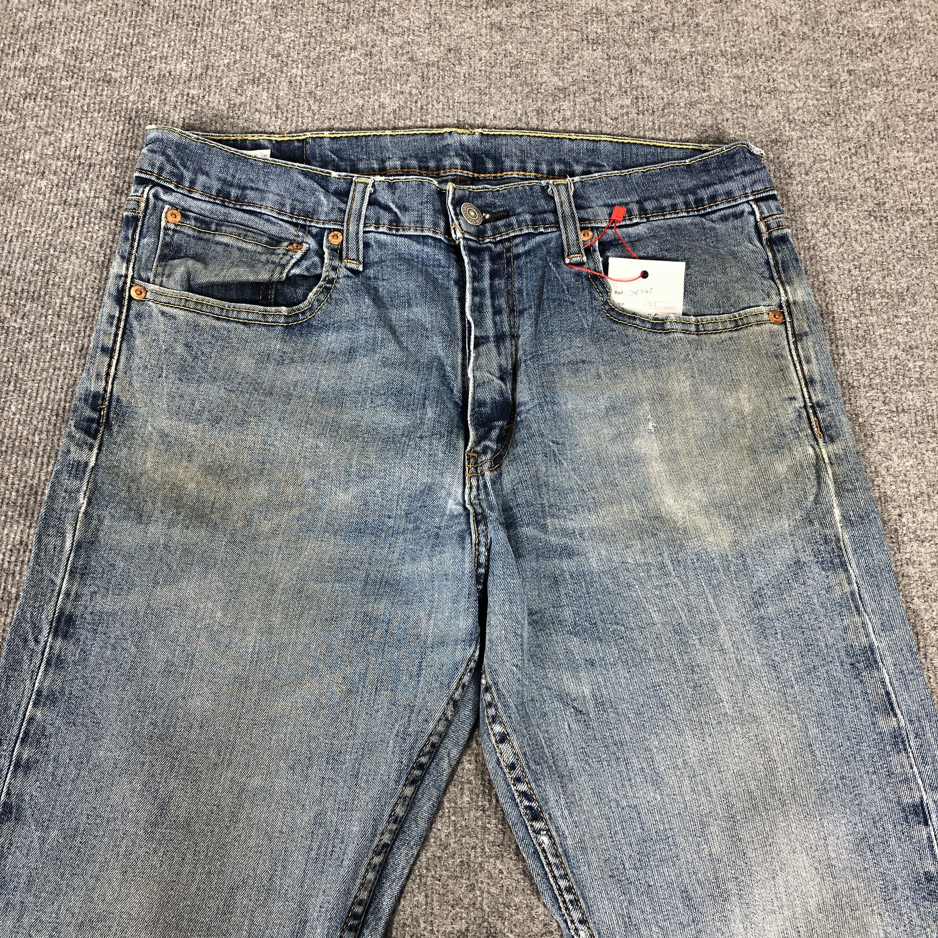 Levi's Vintage Y2k Levi's 527 Dirty Blue Denim Jean Size US 33 - 3 Thumbnail