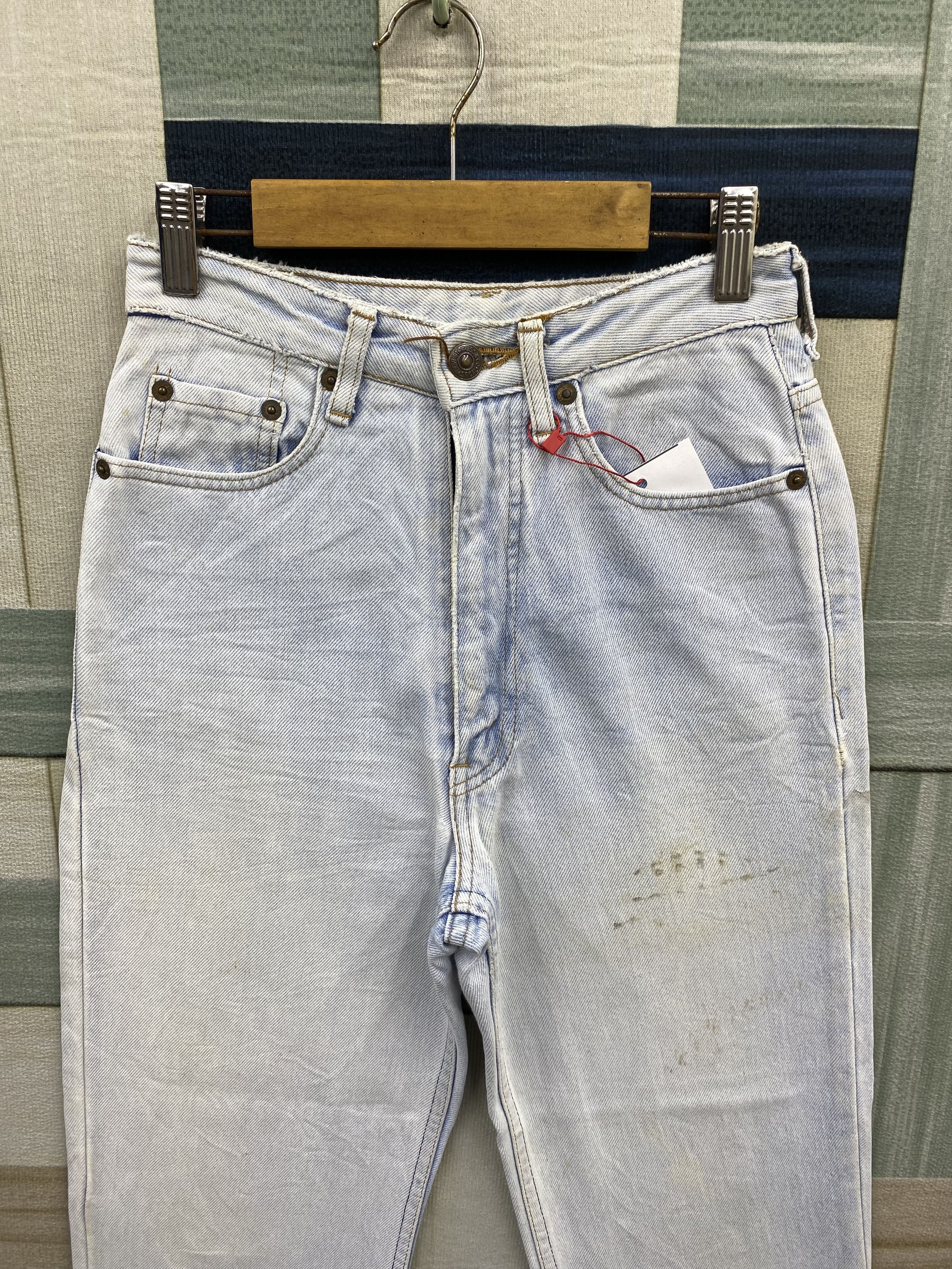 Levi's Vintage 90's Levi's 515 Light Wash Denim Jean Size 24" / US 00 / IT 34 - 3 Thumbnail