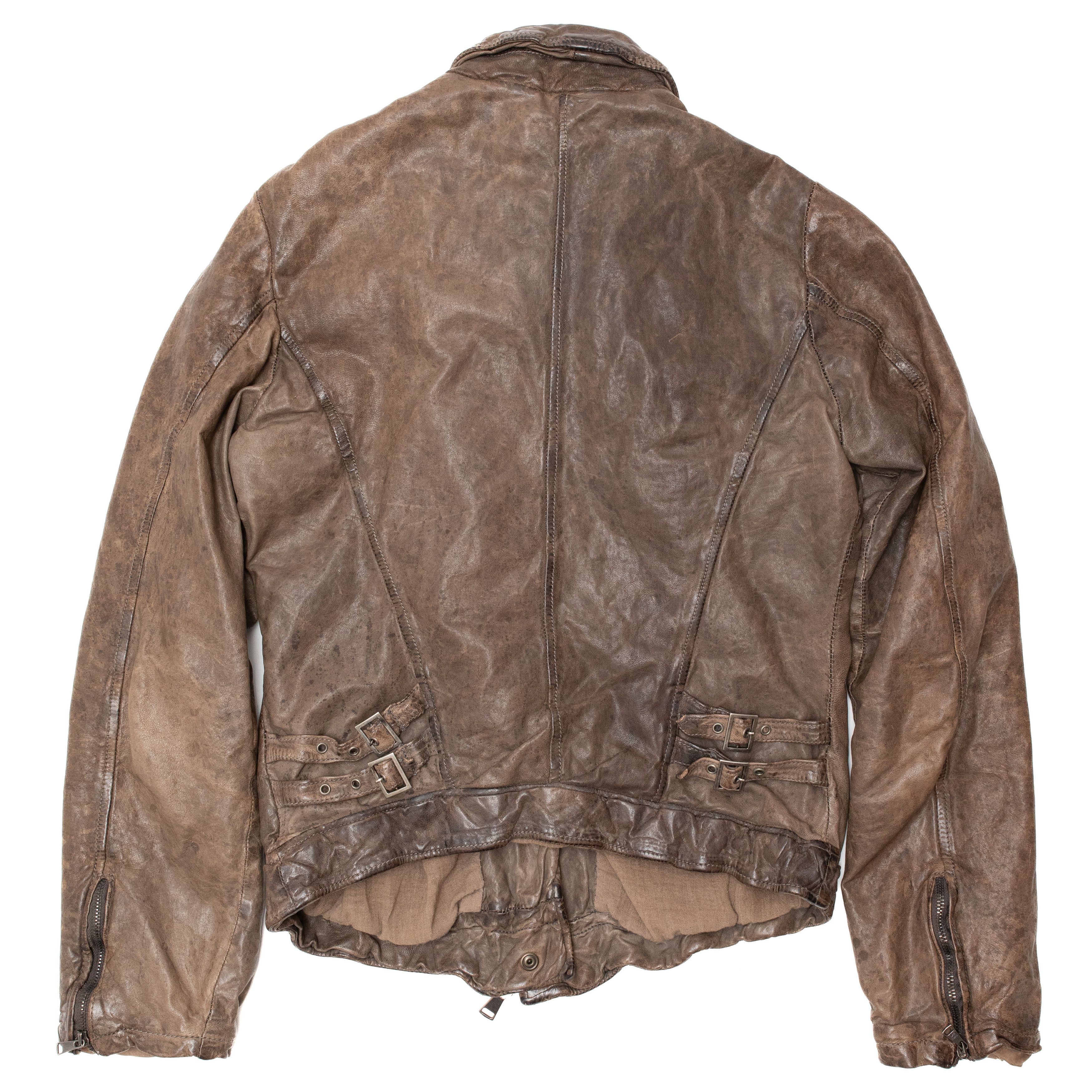 ジャケット・アウター Giorgio Brato Military Motif Leather JKT Giorgio Brato Leather Jacket | Black | FARFETCH