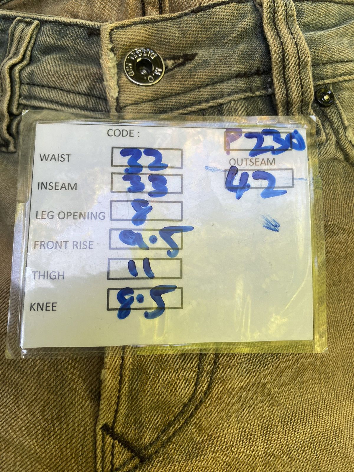 Diesel × Vintage Vintage diesel viker denim Size US 28 / EU 44 - 12 Thumbnail