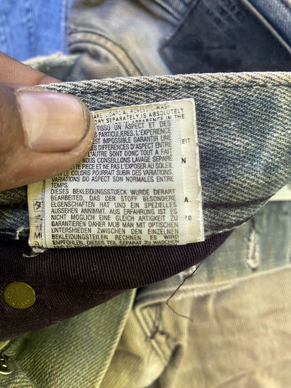 Diesel × Vintage Vintage diesel viker denim Size US 28 / EU 44 - 11 Thumbnail