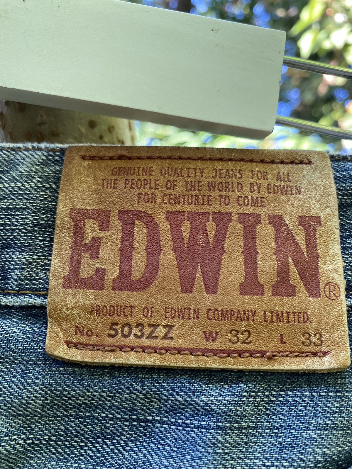 Edwin × Vintage Vintage edwin 503zz regular denim pants Size US 32 / EU 48 - 4 Thumbnail