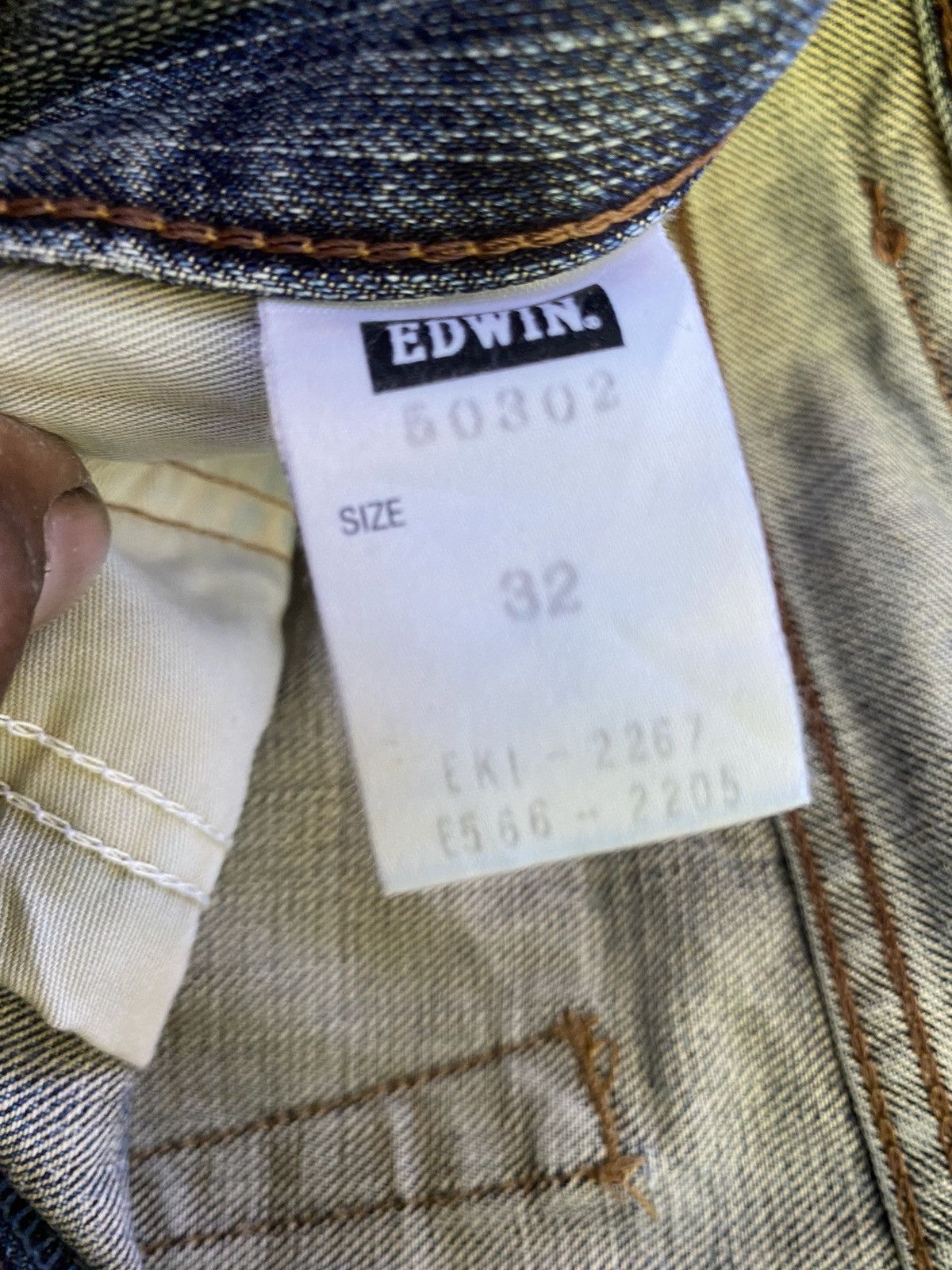 Edwin × Vintage Vintage edwin 503zz regular denim pants Size US 32 / EU 48 - 8 Thumbnail