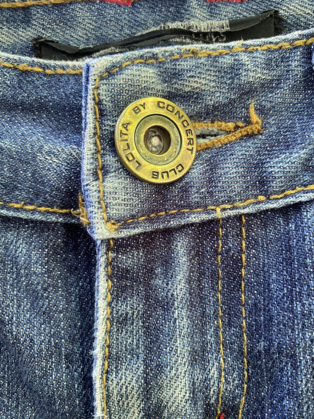 Japanese Brand Vintage Lolita flare denim Size 27" / US 4 / IT 40 - 5 Thumbnail