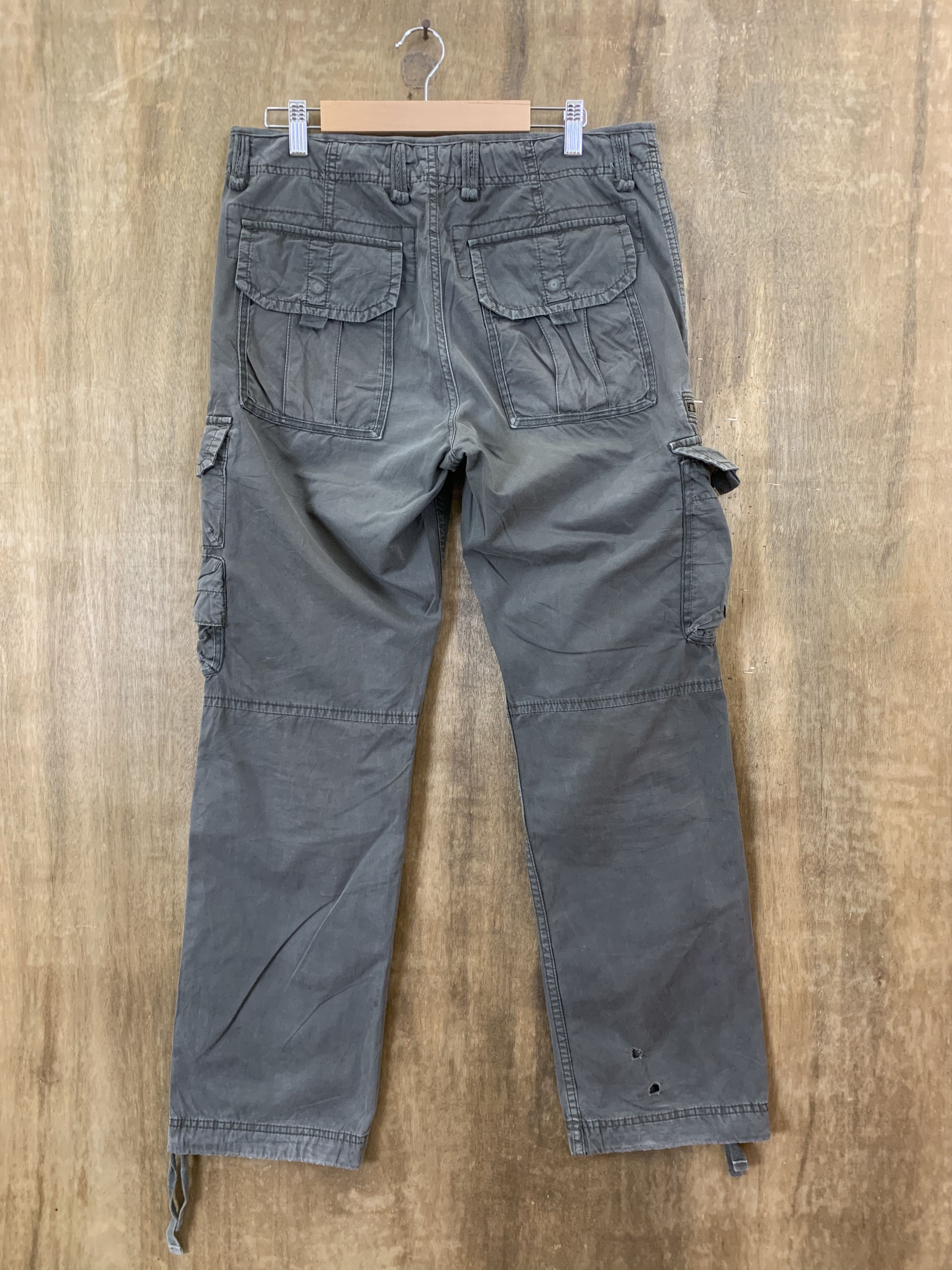 Japanese Brand Cargo Pants Japanese Branded Multipocket Grey Rare Pocket Size US 31 - 2 Thumbnail