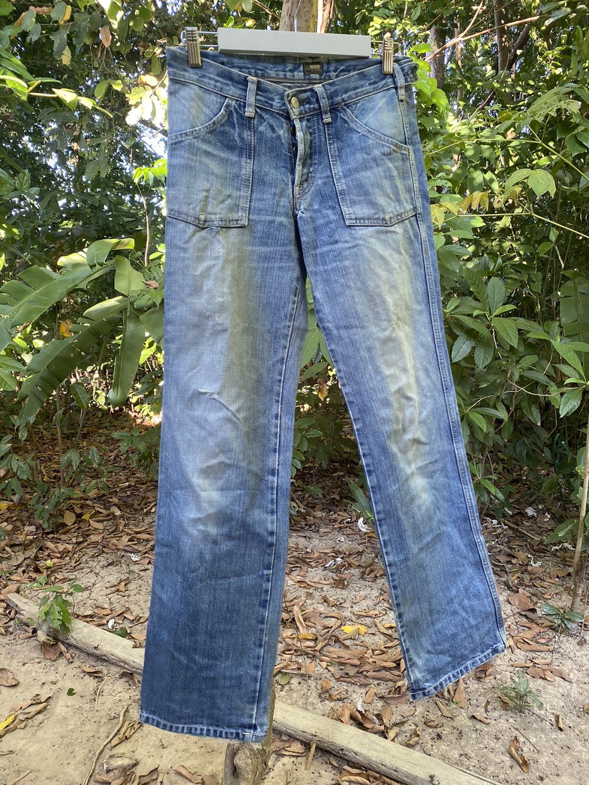 Japanese Brand × Vintage Dimingo flare jeans pants Size 30" / US 8 / IT 44 - 2 Thumbnail