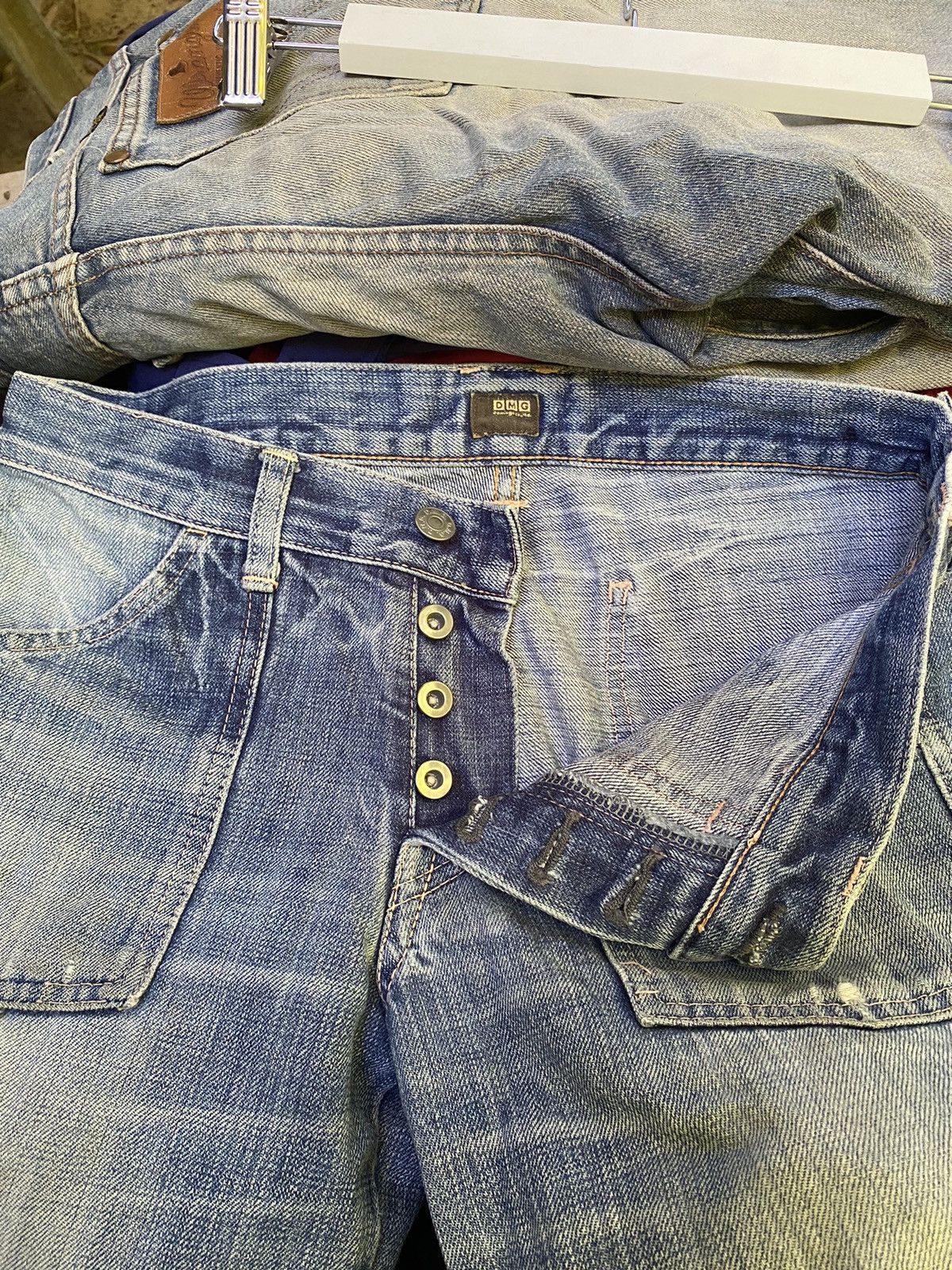 Japanese Brand × Vintage Dimingo flare jeans pants Size 30" / US 8 / IT 44 - 6 Thumbnail