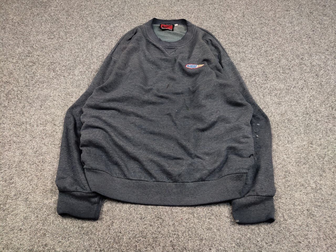 Nike Vintage 90's Nike Premier Distressed Paint Sweatshirt Size US L / EU 52-54 / 3 - 2 Thumbnail